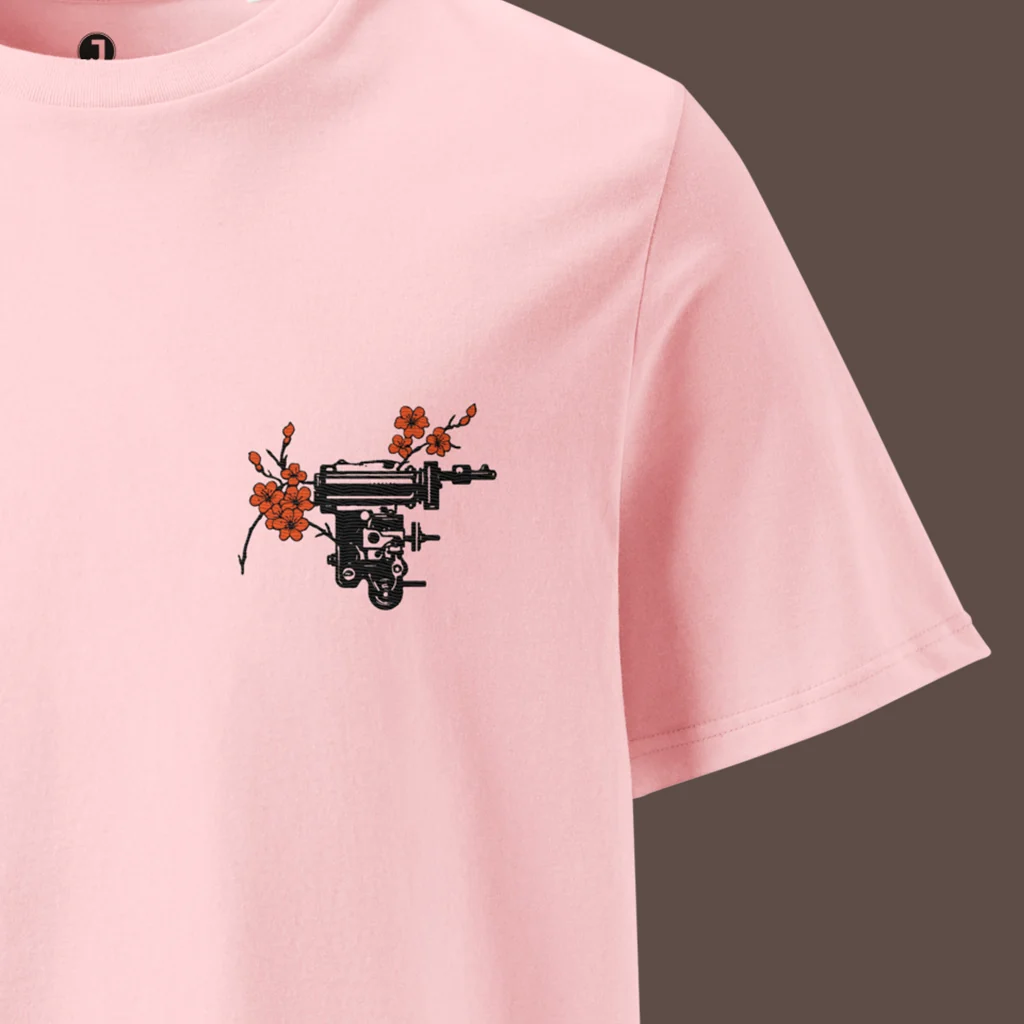 Ronin Ink Embroidered Premium Organic Cotton Medium Fit T-Shirt | Stanley/Stella - Image 3