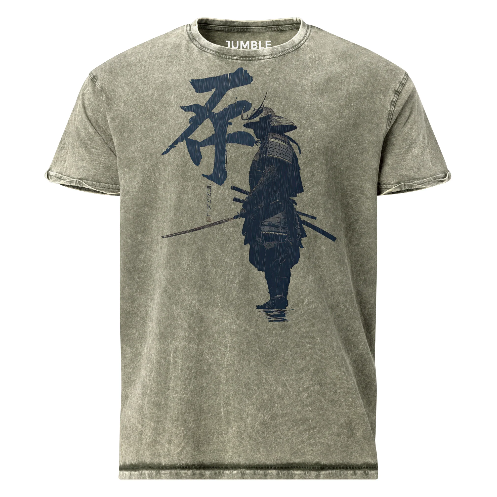 Roninfall Denim Cotton Semi-Fitted T-Shirt | Husky