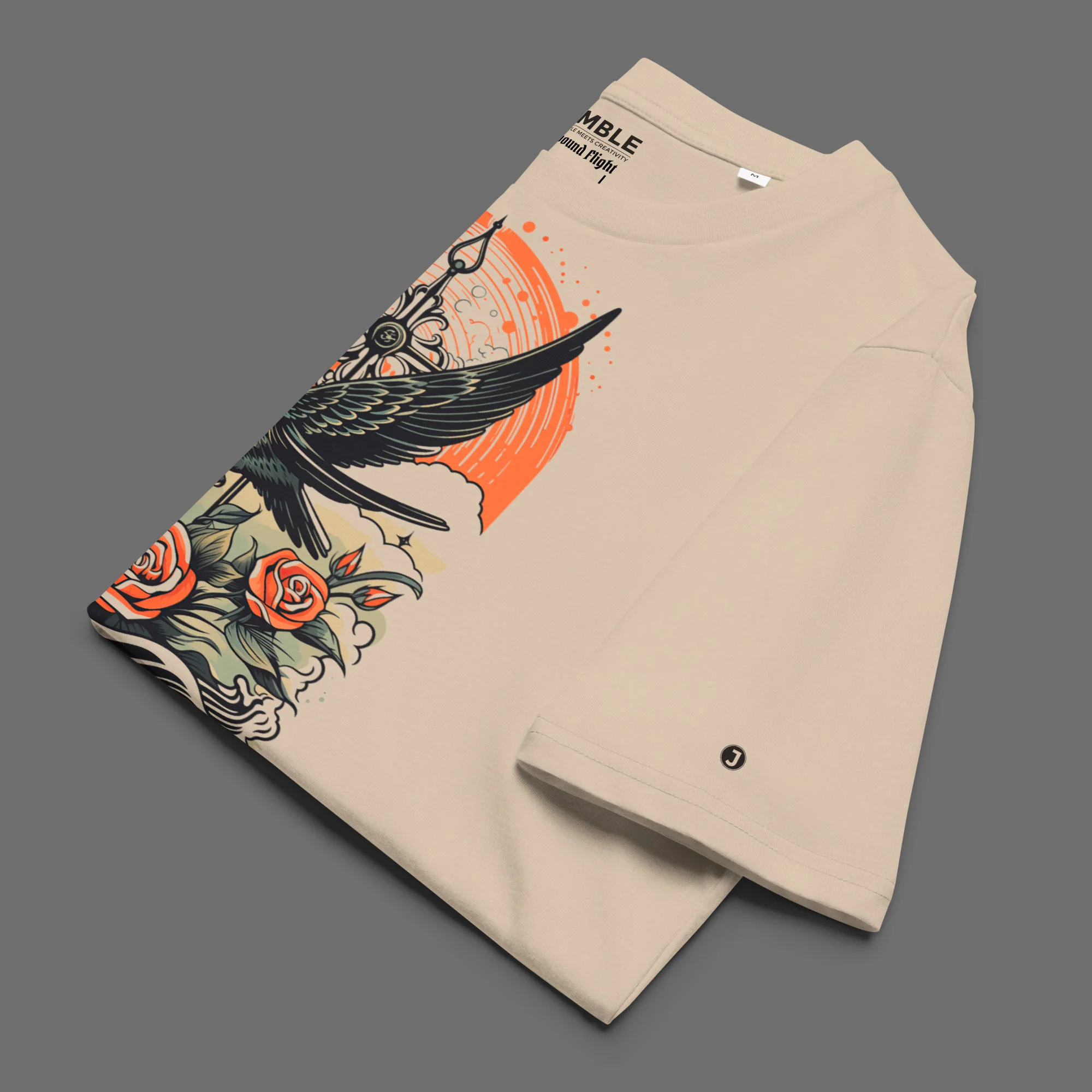 Rosebound Flight Premium Organic Cotton Medium Fit T-Shirt | Stanley/Stella - Image 2