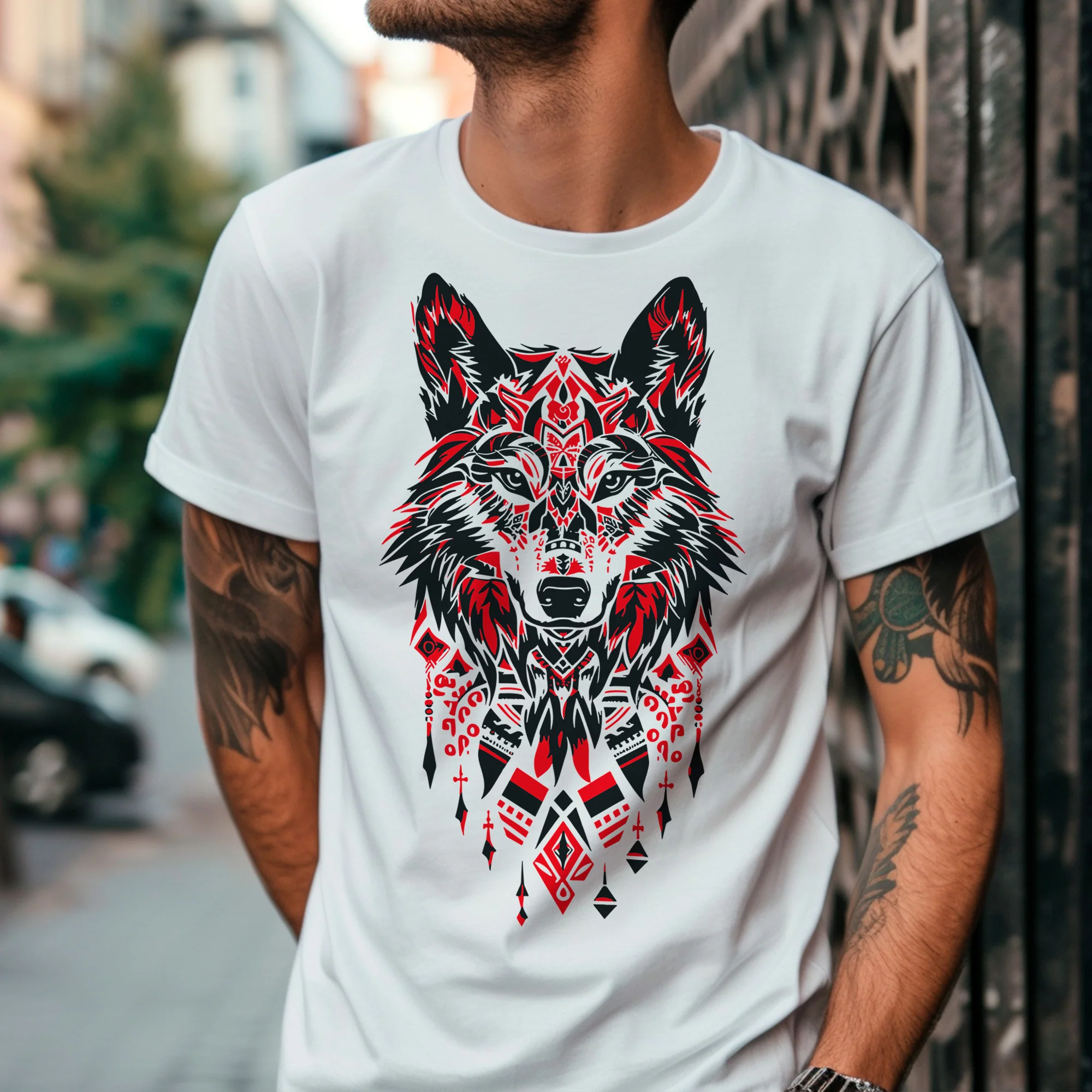 Runic Guardian Premium Organic Cotton Medium Fit T-Shirt | Stanley/Stella - Image 2