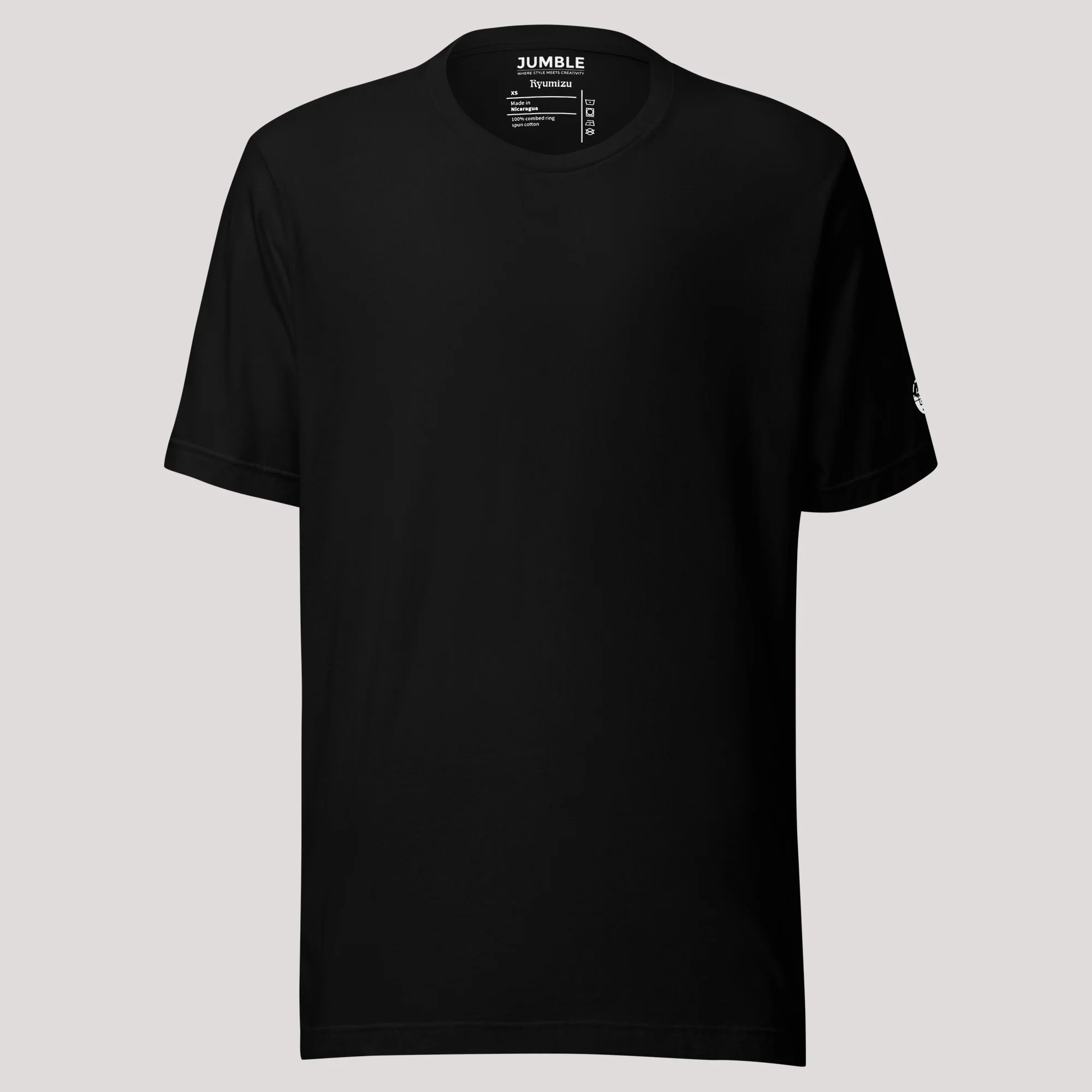 Ryumizu Modern Regular Fit T-Shirt (back print) | Bella+Canvas - Image 4