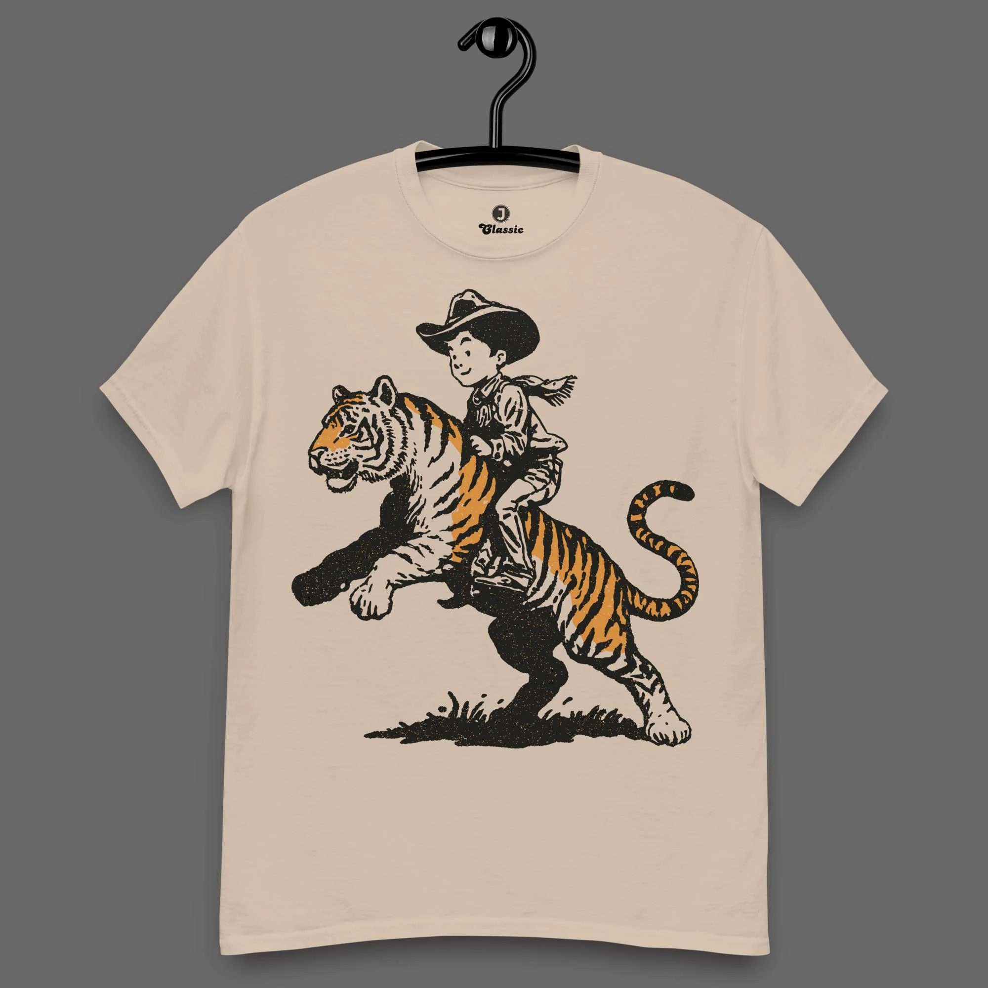 Saddle the Stripes Classic Heavyweight T-Shirt | Gildan - Image 3