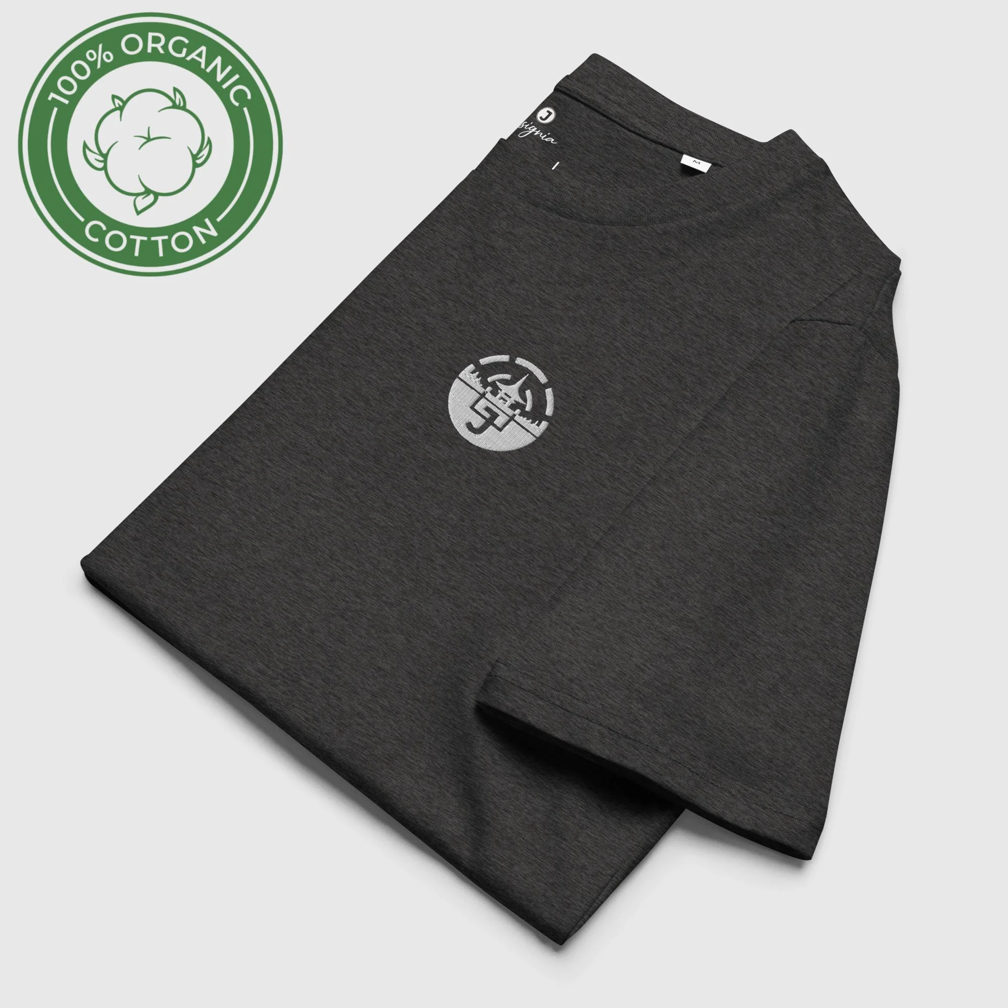 Sakura Midnight Embroidered Premium Organic Cotton Medium Fit T-Shirt | Stanley/Stella - Image 4