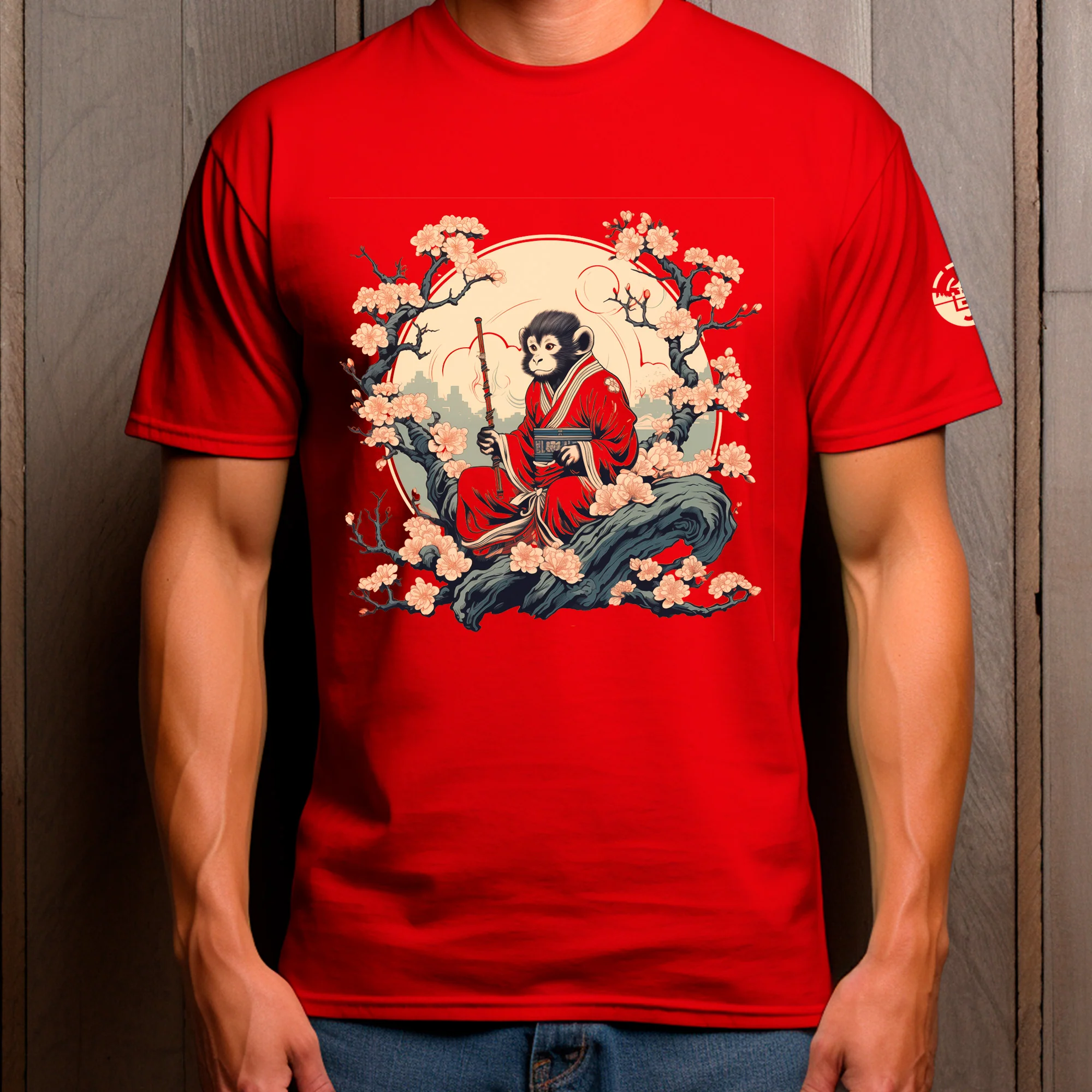 Saru (猿) organic cotton T-Shirt | Stanley/Stella - Image 2