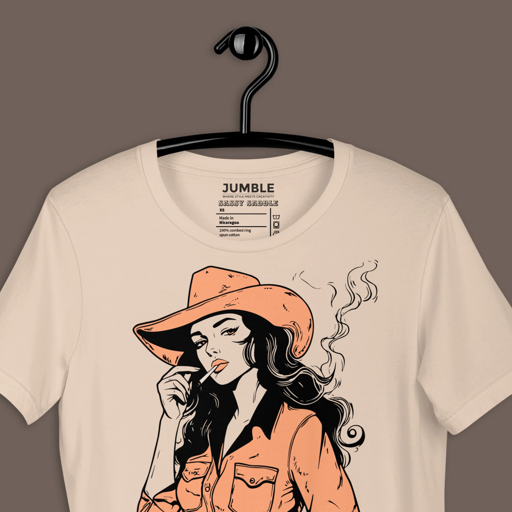 Sassy Saddle Modern Regular Fit T-Shirt | Bella+Canvas - Image 7