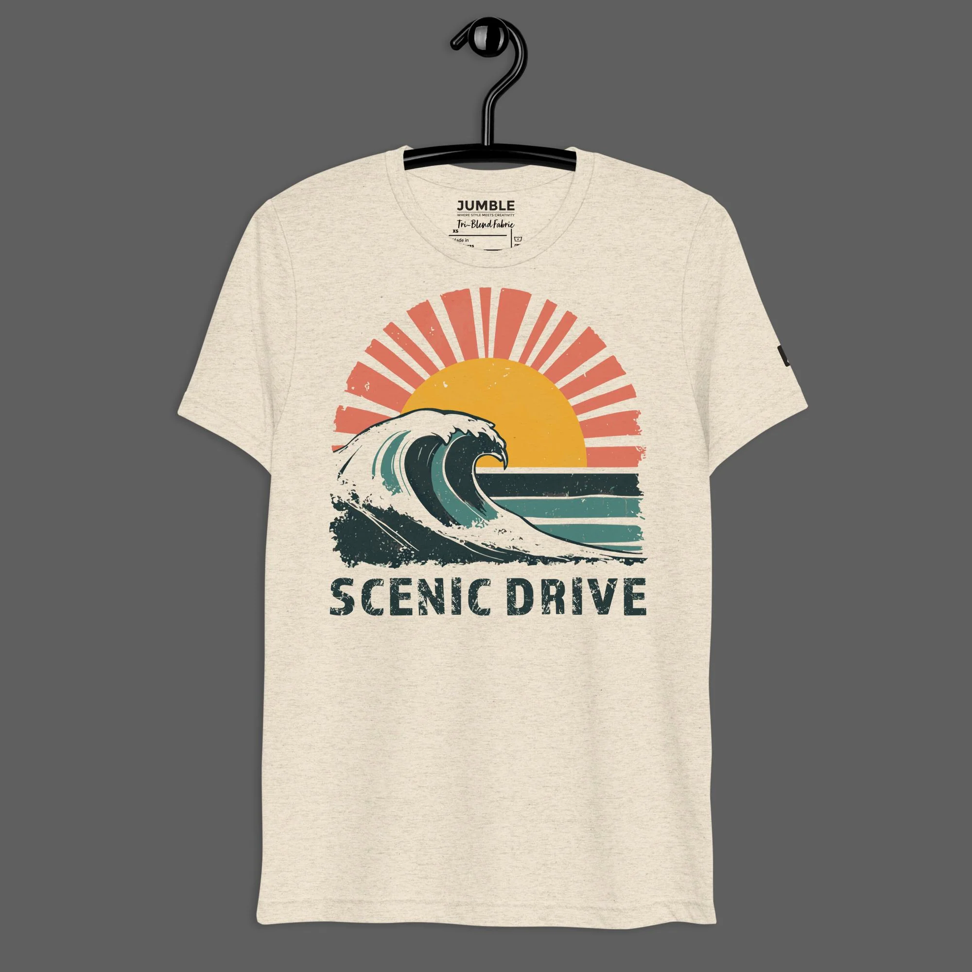 Scenic Drive Lightweight Short Sleeve Vintage T-Shirt | Tri-Blend