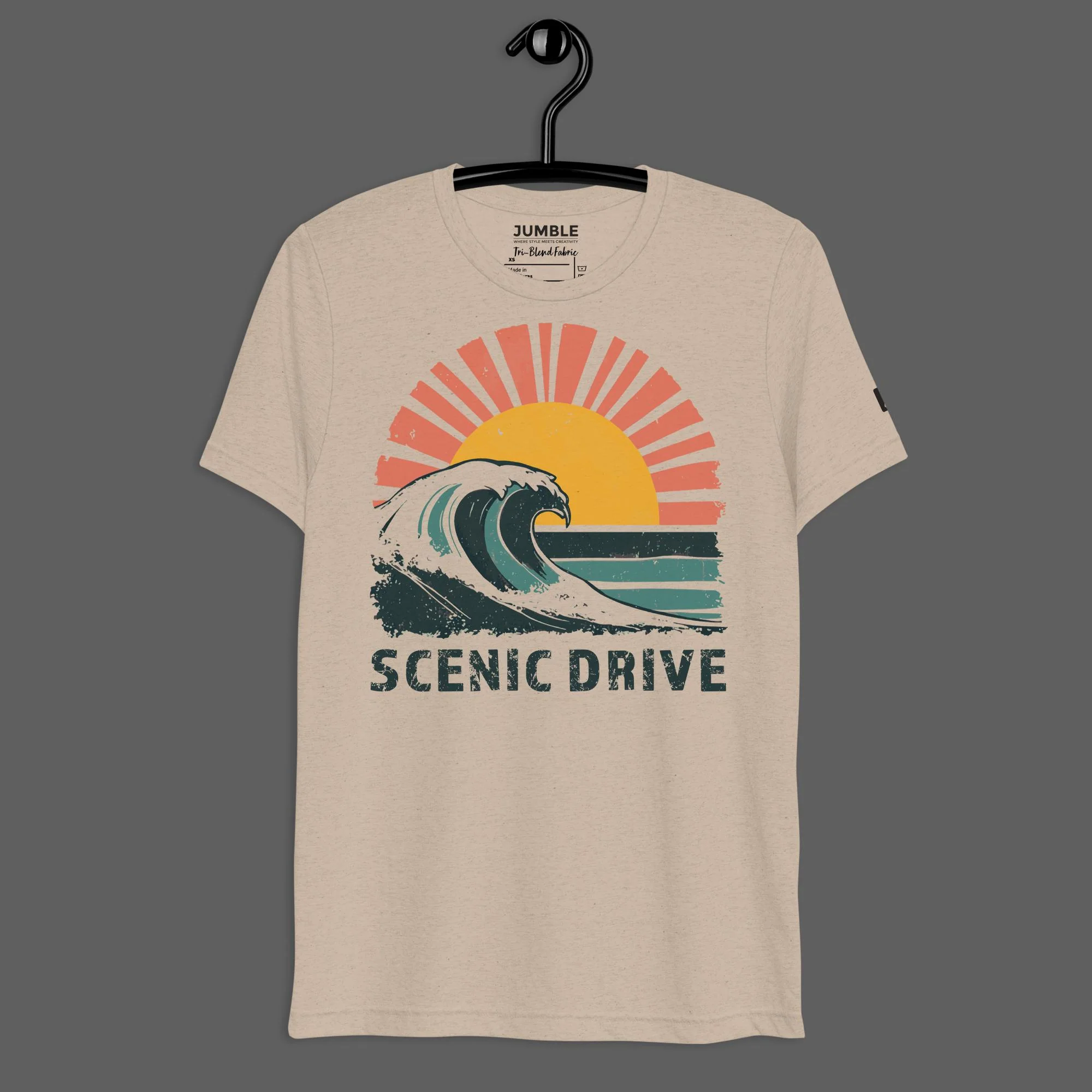 Scenic Drive Lightweight Short Sleeve Vintage T-Shirt | Tri-Blend - Image 2