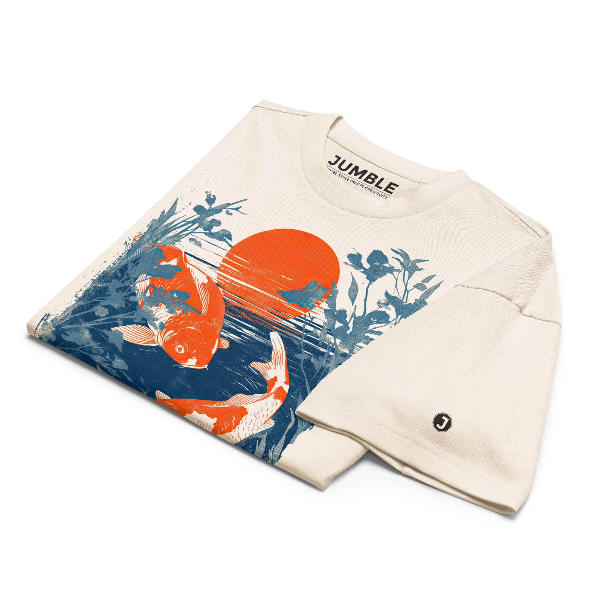 Sensui Men’s Boxy Heavyweight T-Shirt  | Cotton Heritage - Image 3