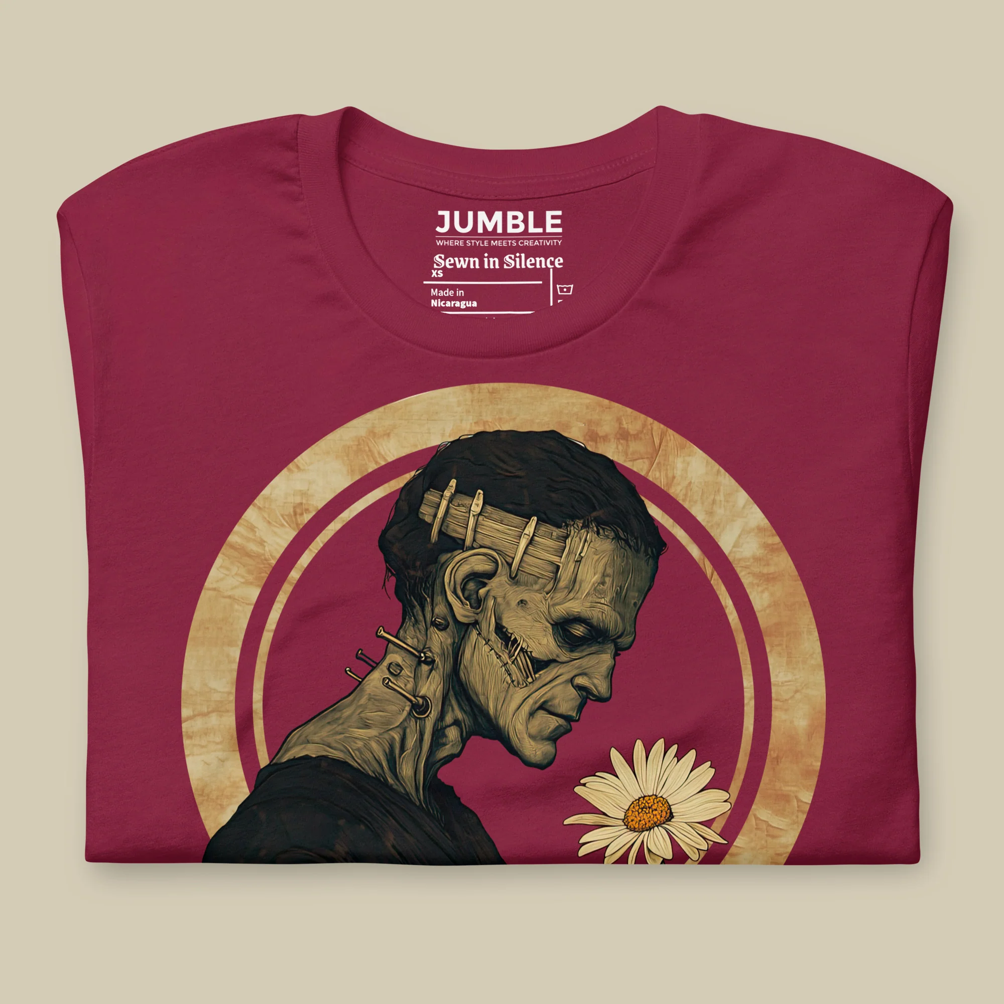 Sewn in Silence Modern Regular Fit T-Shirt | Bella+Canvas - Image 2