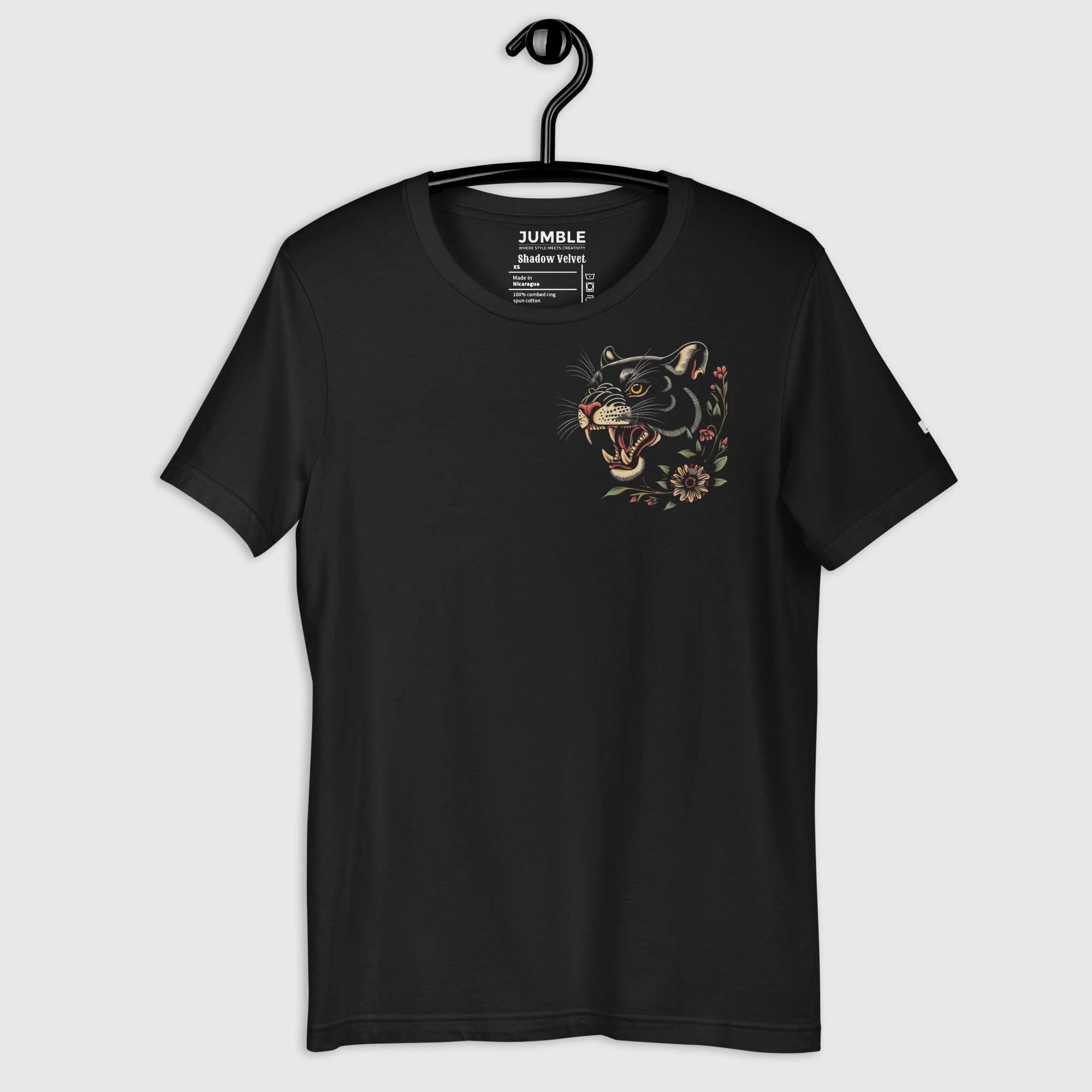 Shadow Velvet Modern Regular Fit T-Shirt | Bella+Canvas