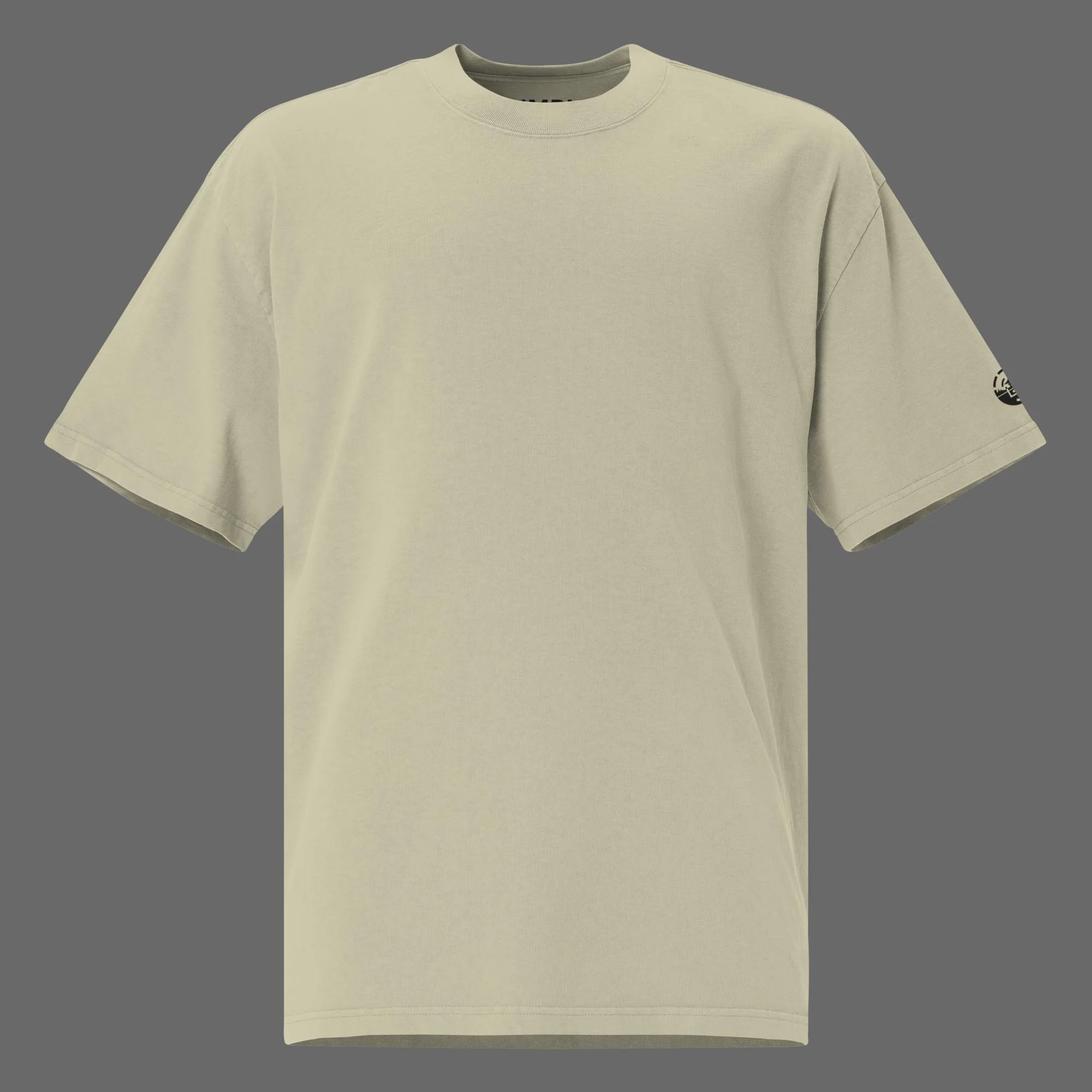 Shizukana Shokuji Men's Oversized Faded T-Shirt (back print)  | AS Colour - Image 6