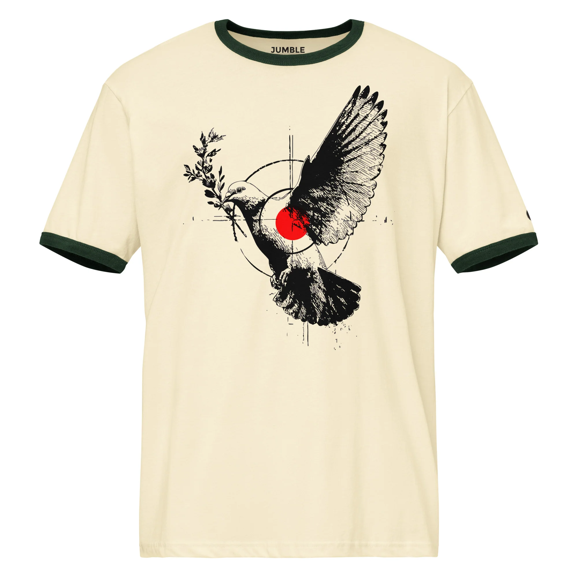 Shot at Hope Retro Ringer Regular Fit T-Shirt | Next Level - Image 5