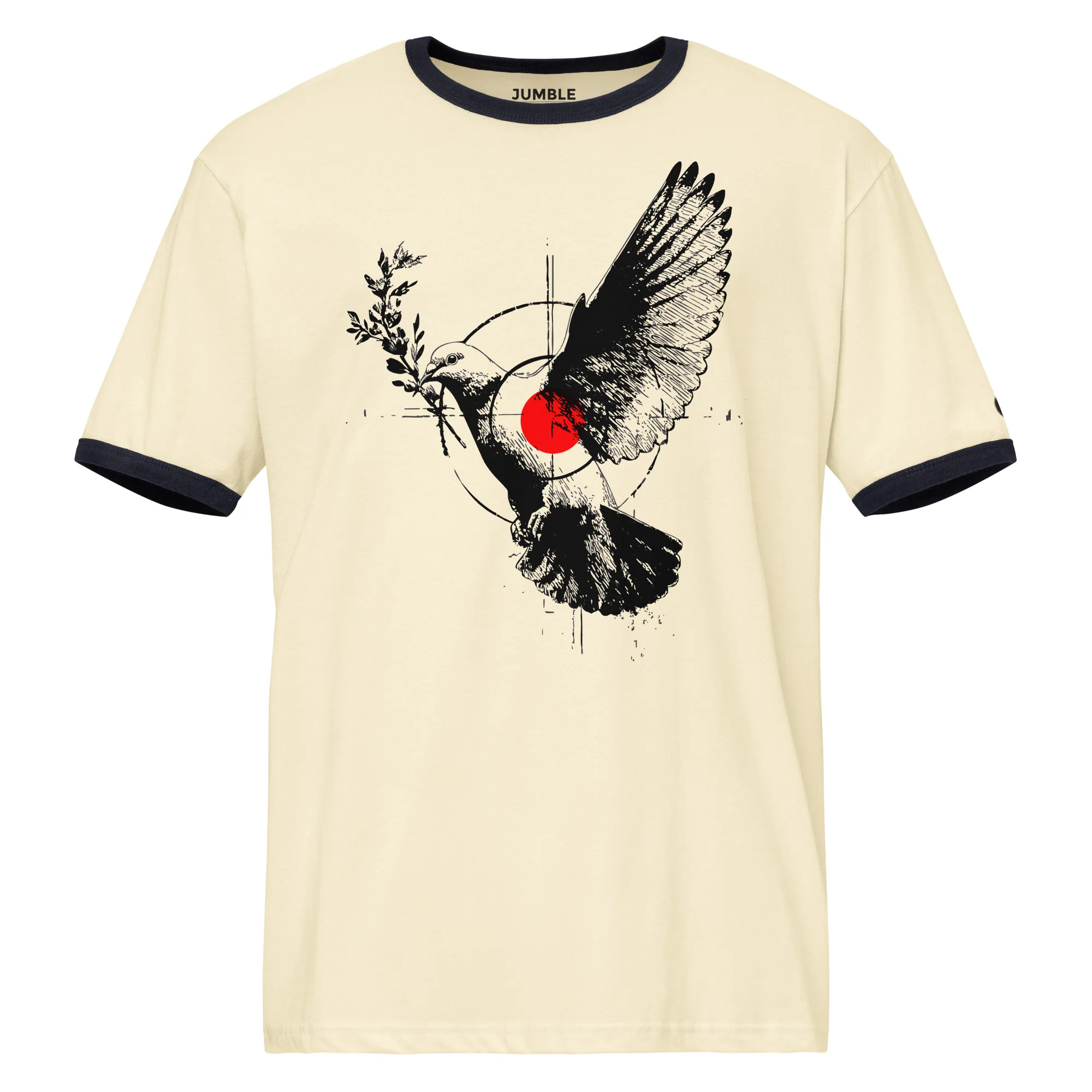 Shot at Hope Retro Ringer Regular Fit T-Shirt | Next Level - Image 7