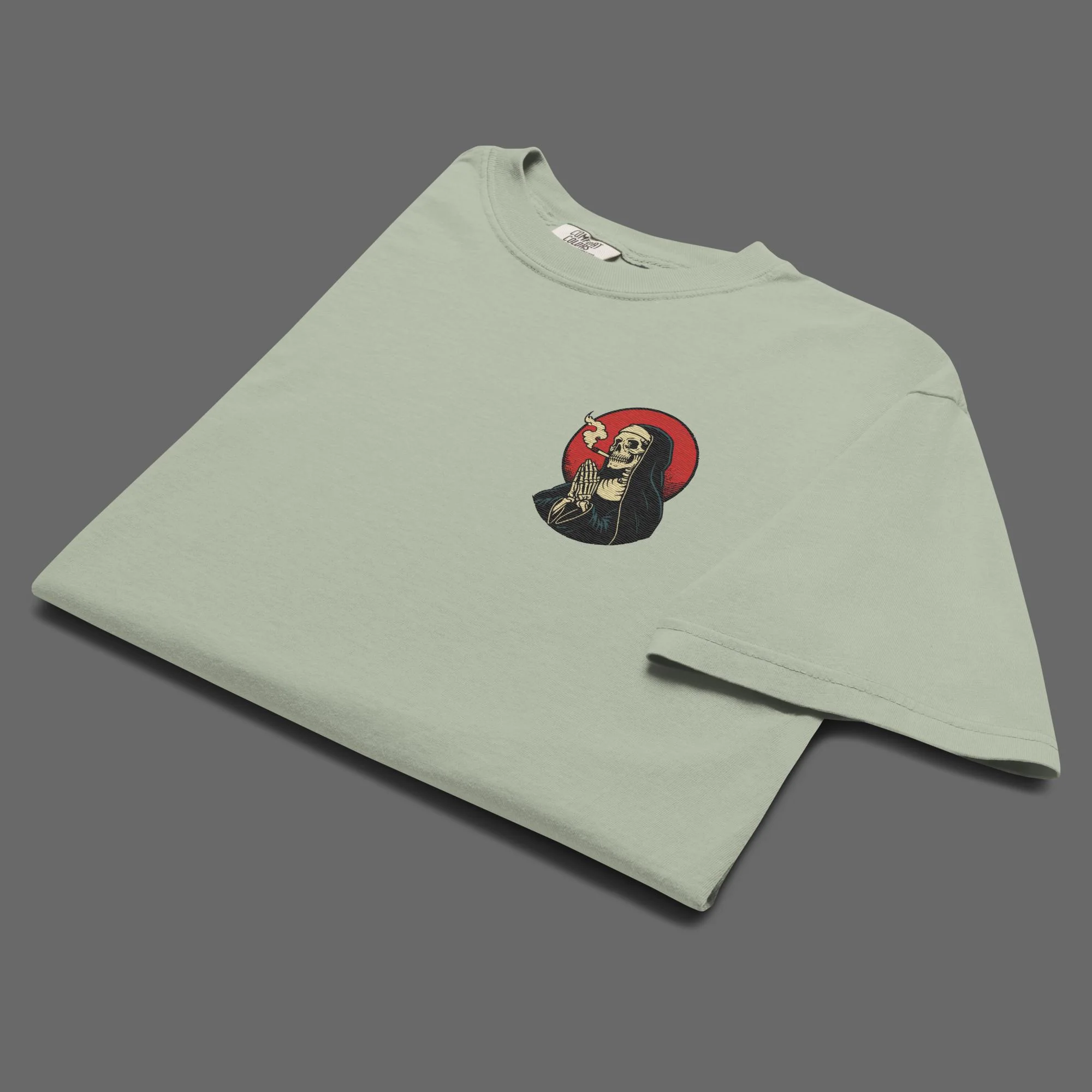 Sister Sin Heavyweight Embroidered T-Shirt  | Comfort Colors - Image 2