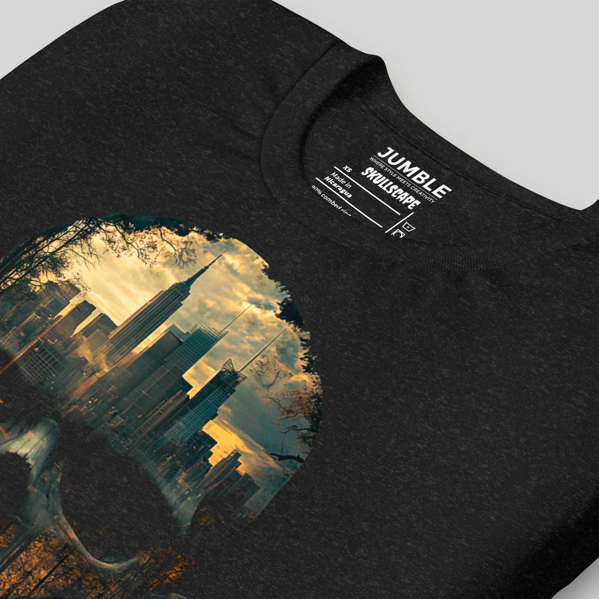 Skullscape Modern Regular Fit T-Shirt | Bella+Canvas - Image 9