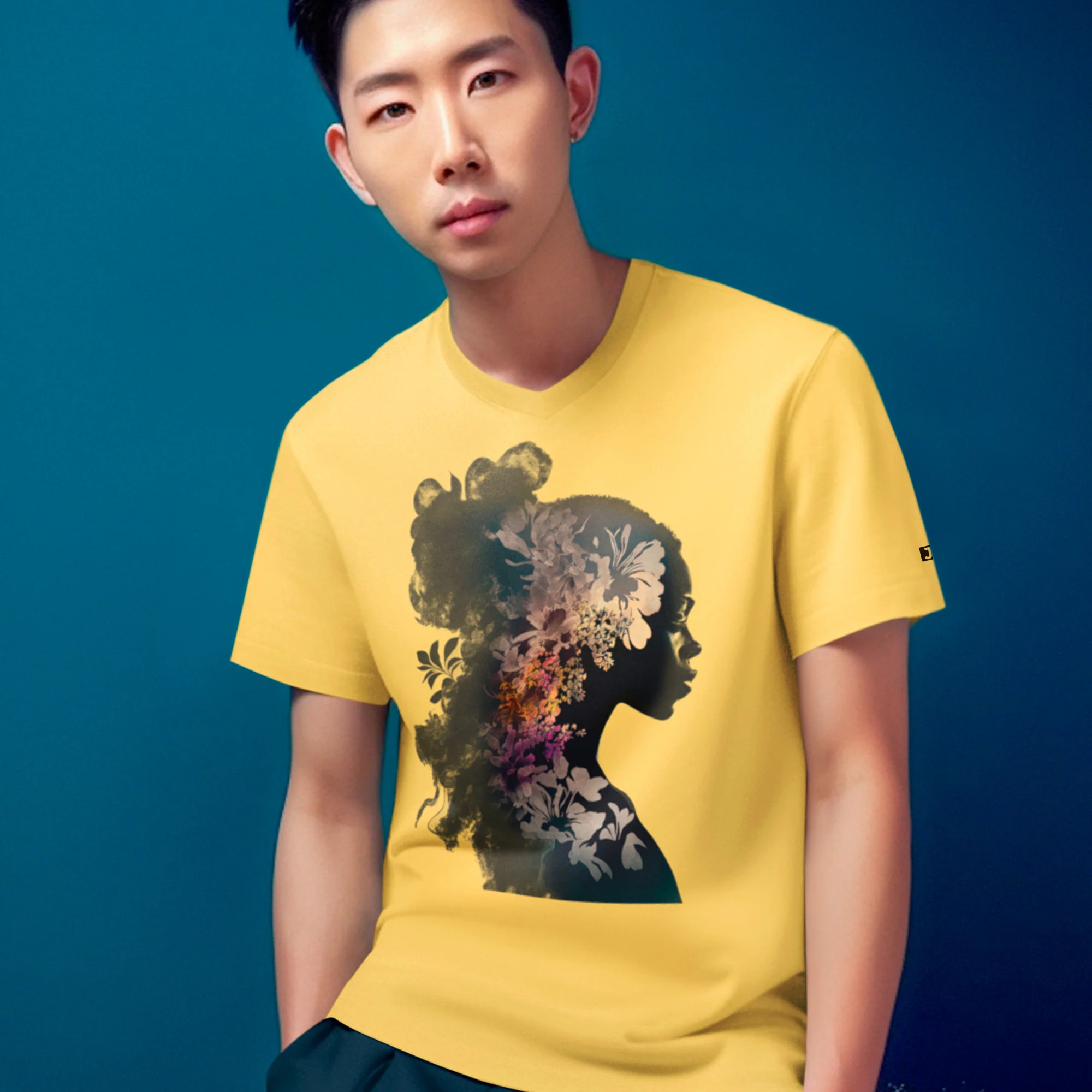 Smoke Dreams Modern Regular Fit T-Shirt | Bella+Canvas - Image 3