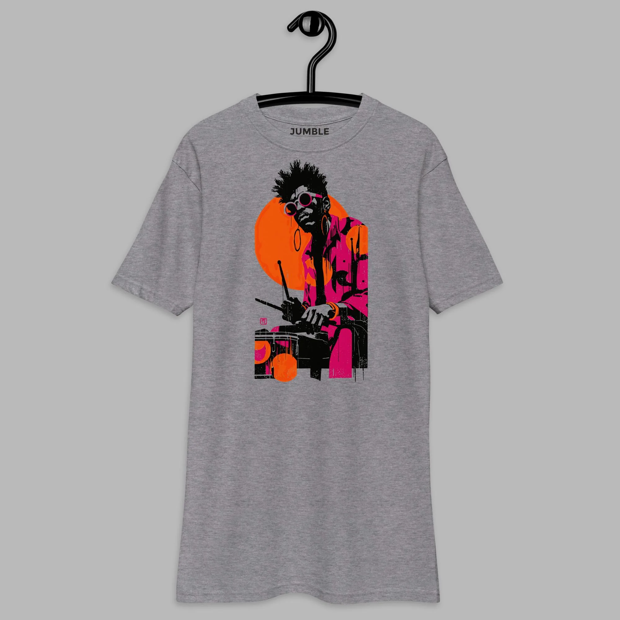 Snare Theory Men's Premium Heavyweight T-Shirt | Cotton Heritage - Image 3