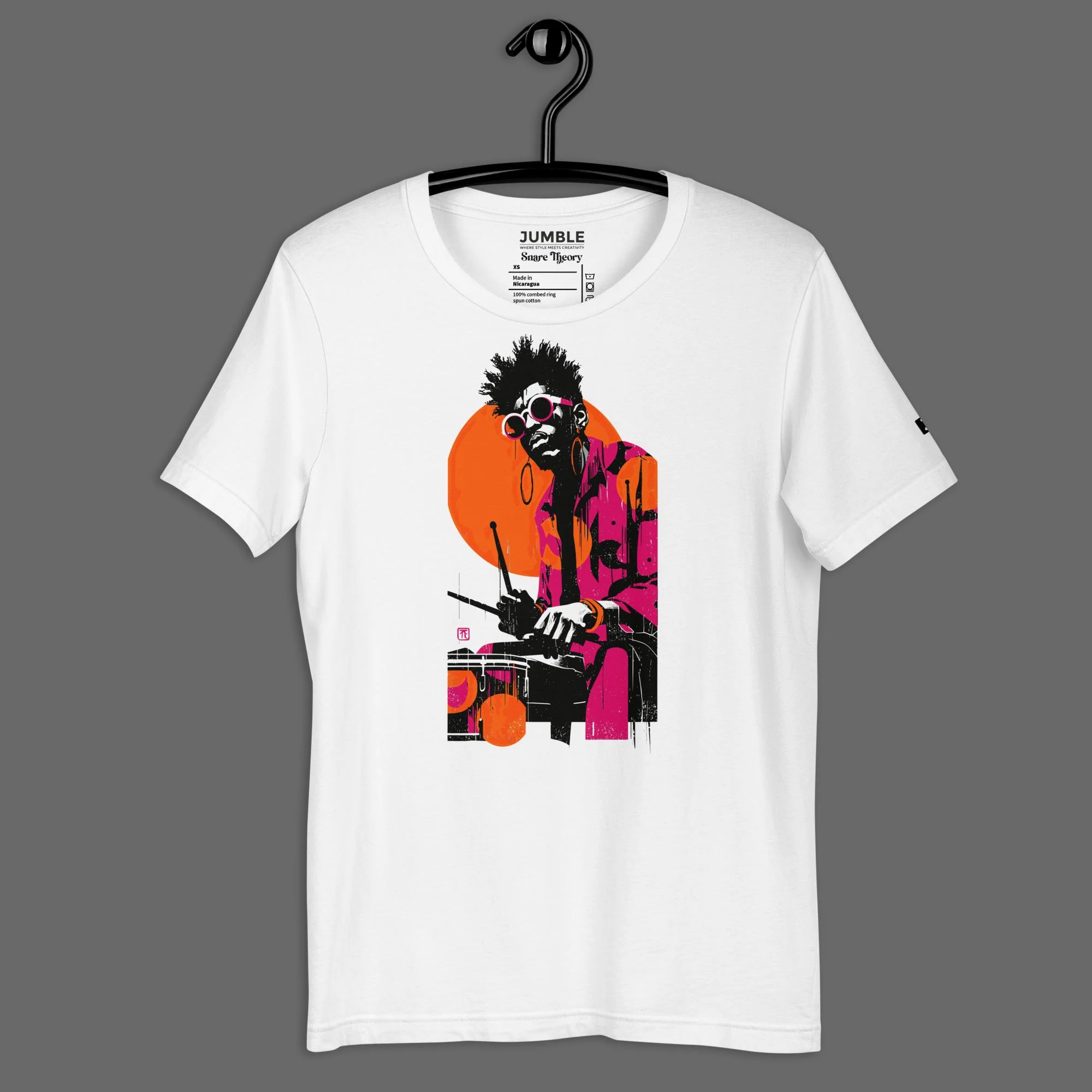 Snare Theory Modern Regular Fit T-Shirt | Bella+Canvas - Image 2