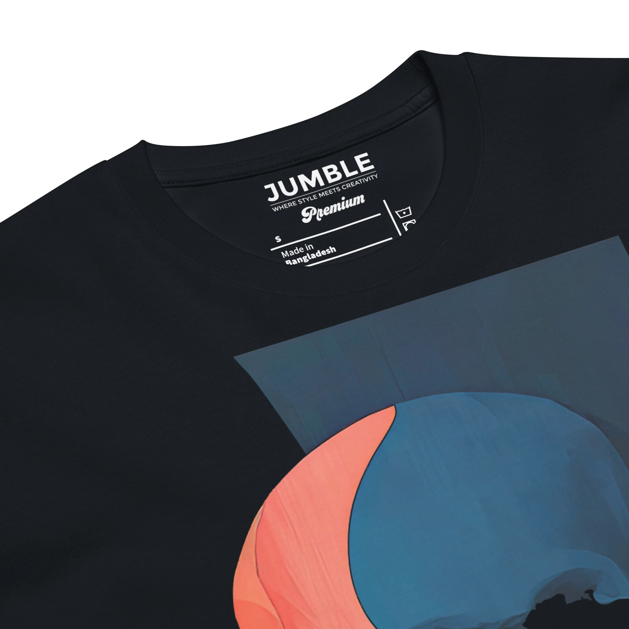 Spectral Fade Premium Regular Fit T-Shirt | AS Colour - Image 3
