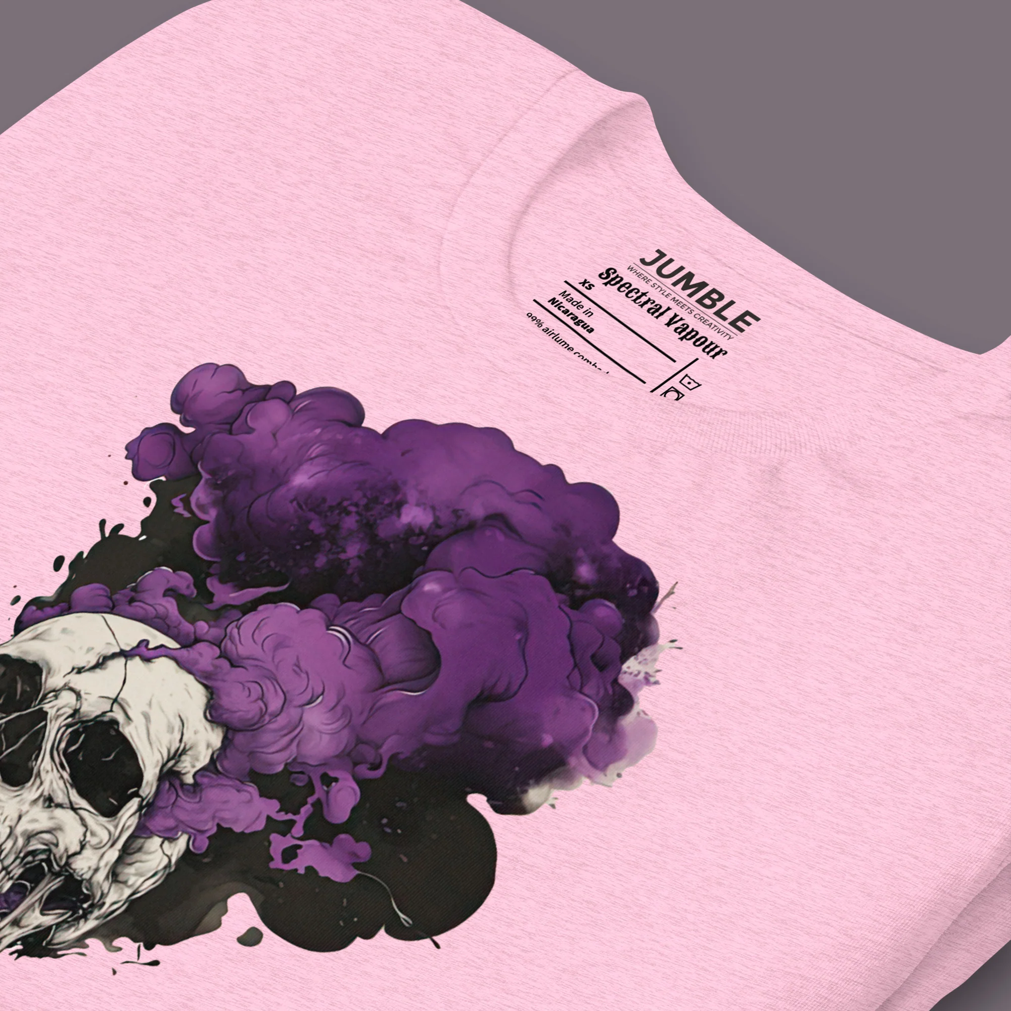 Spectral Vapour Modern Regular Fit T-Shirt | Bella+Canvas - Image 4