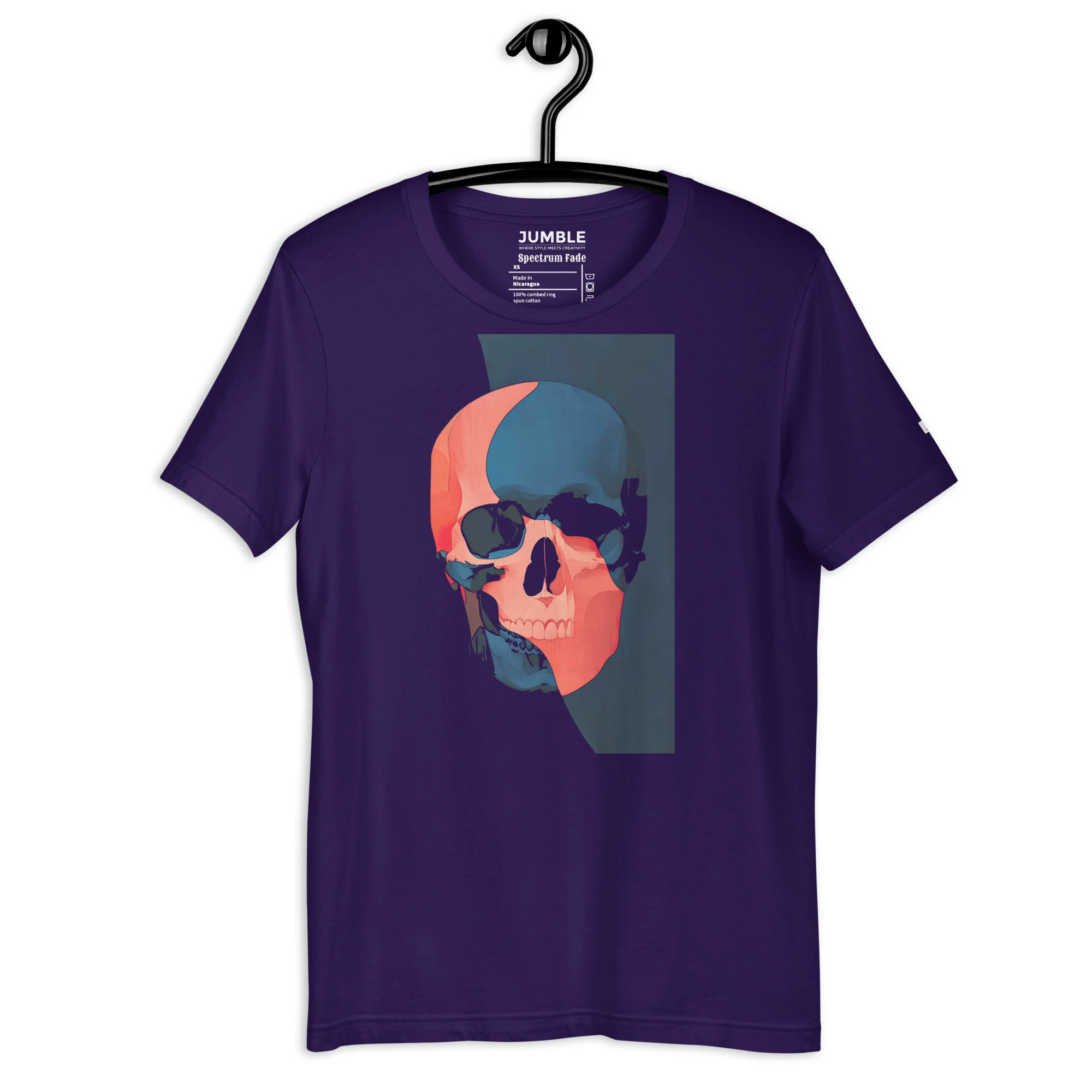 Spectral Fade Modern Regular Fit T-Shirt | Bella+Canvas - Image 4