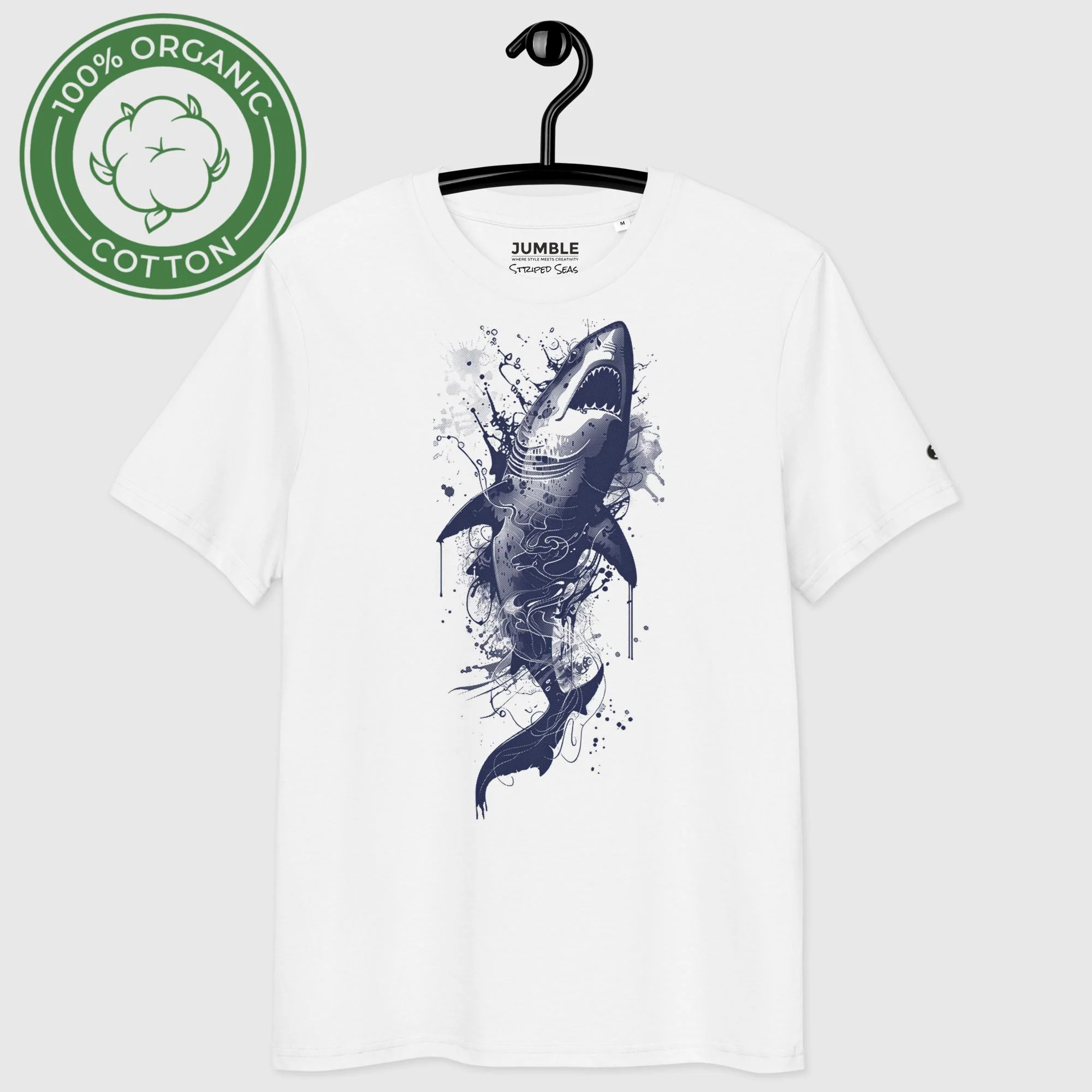 Striped Seas Premium Organic Cotton Medium Fit T-Shirt | Stanley/Stella - Image 2