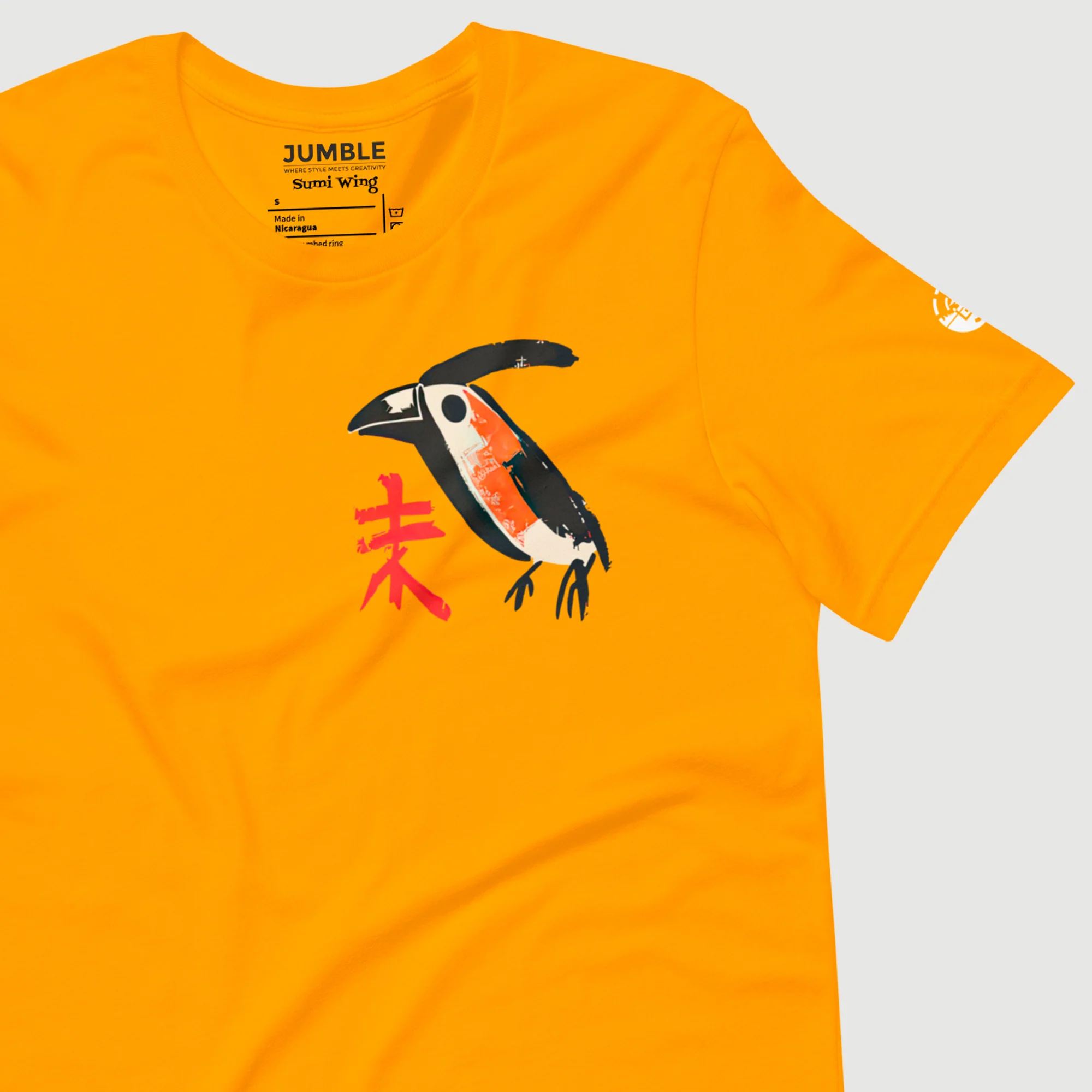 Sumi Wing Modern Regular Fit T-Shirt | Bella+Canvas - Image 4