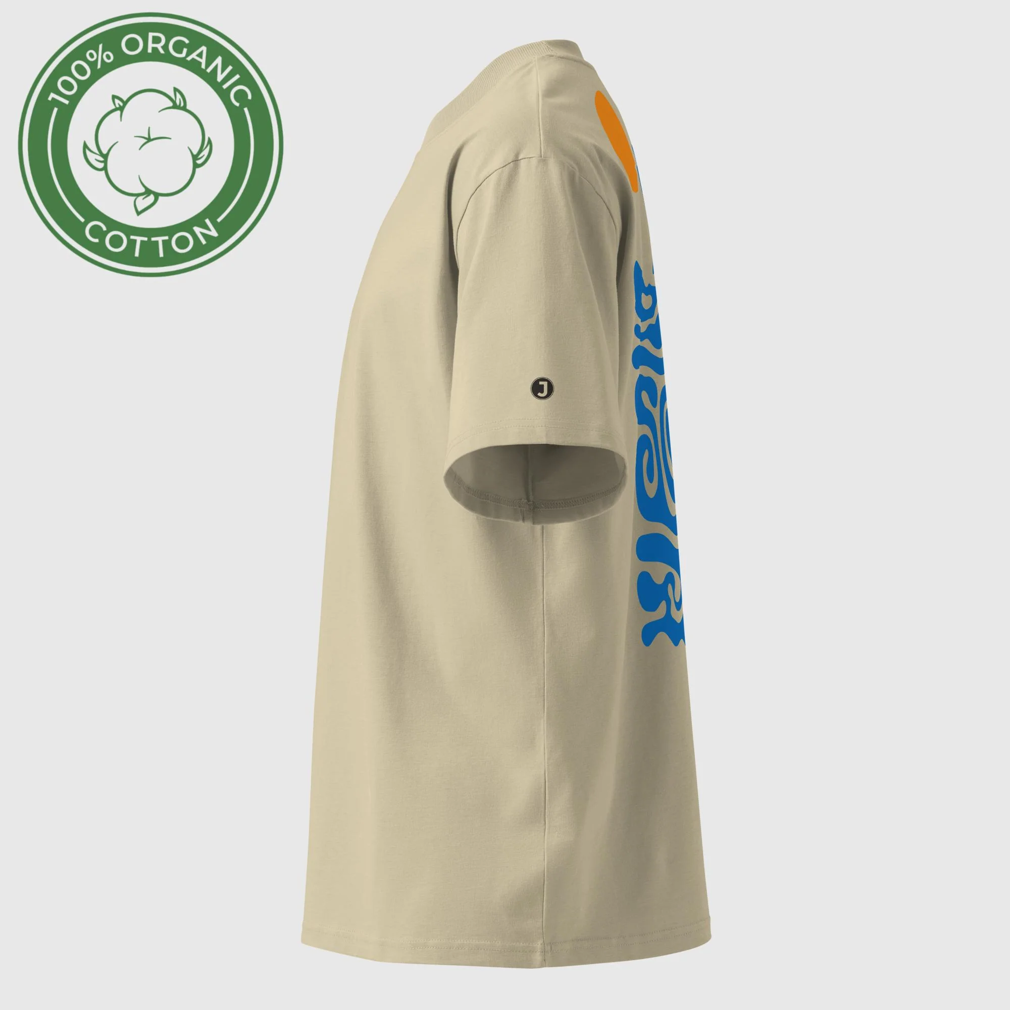 Summer Set Premium Organic Oversized T-Shirt (back print) | Stanley/Stella - Image 3
