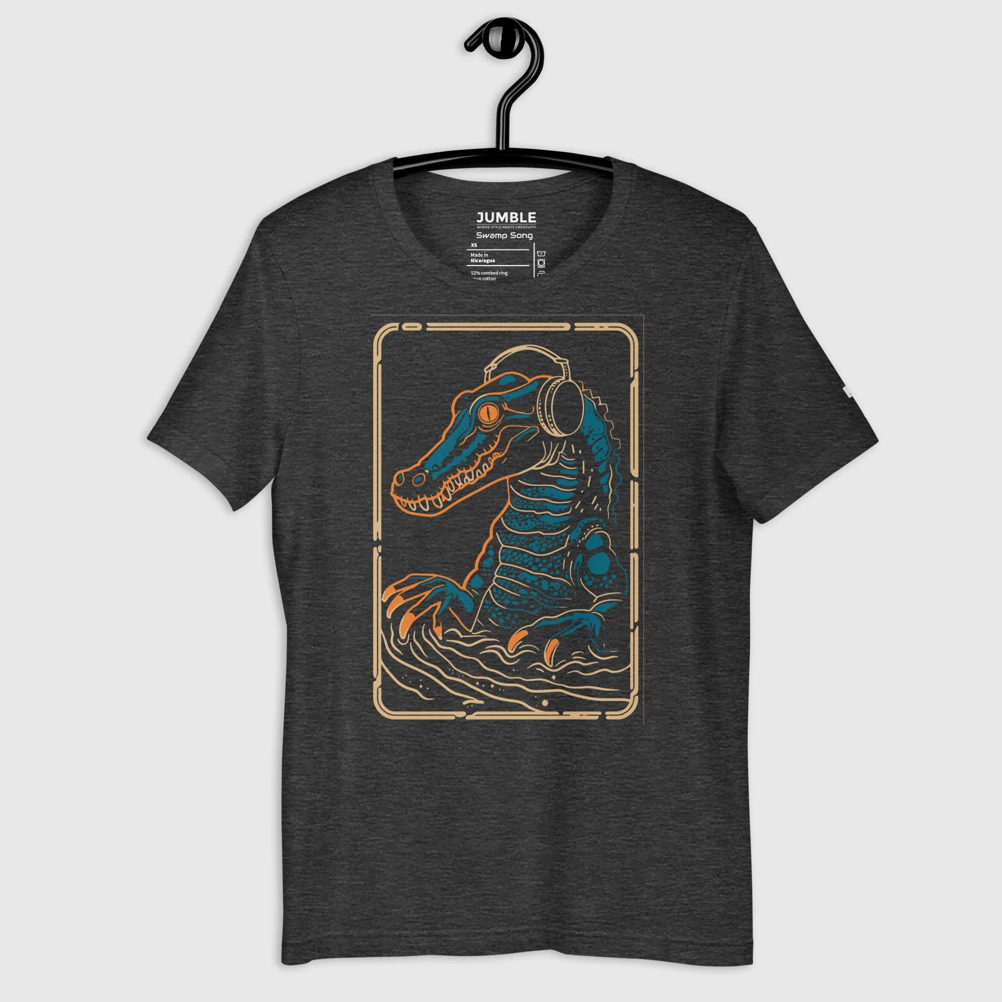 Swamp Song Modern Regular Fit T-Shirt | Bella+Canvas - Image 2