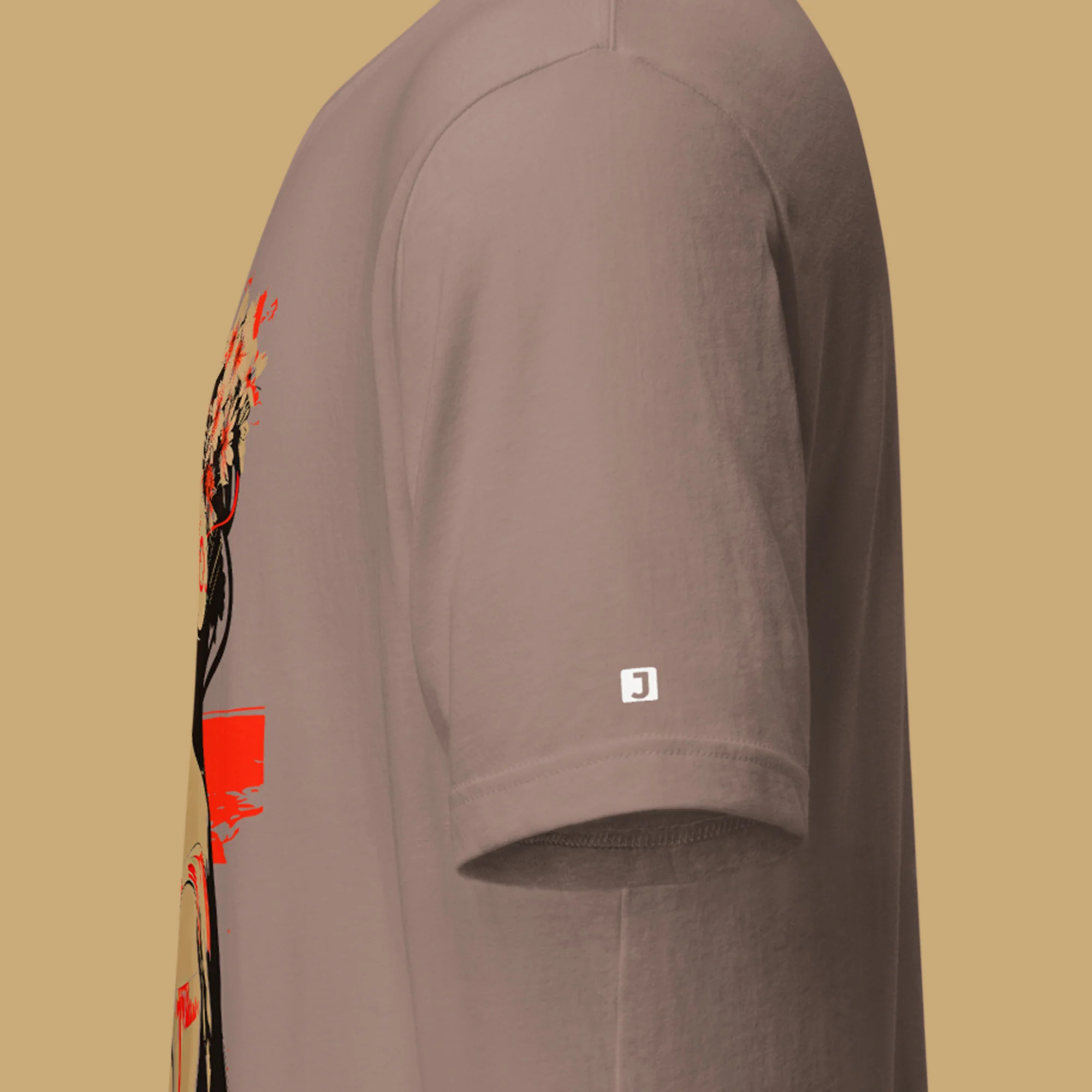 Techno Bloom Modern Regular Fit T-Shirt | Bella+Canvas - Image 5