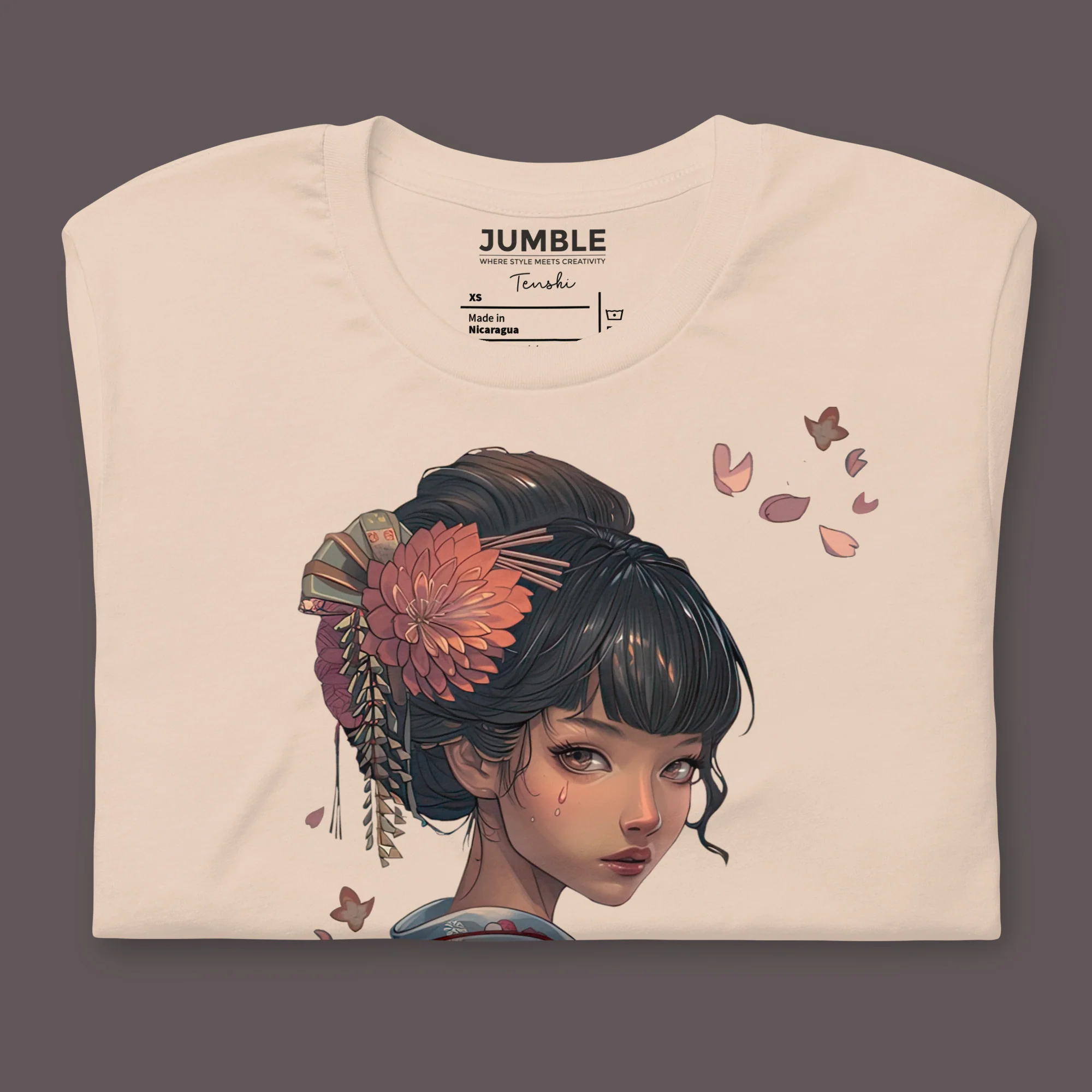 Tenshi (天使) Modern Regular Fit T-Shirt | Bella+Canvas - Image 2