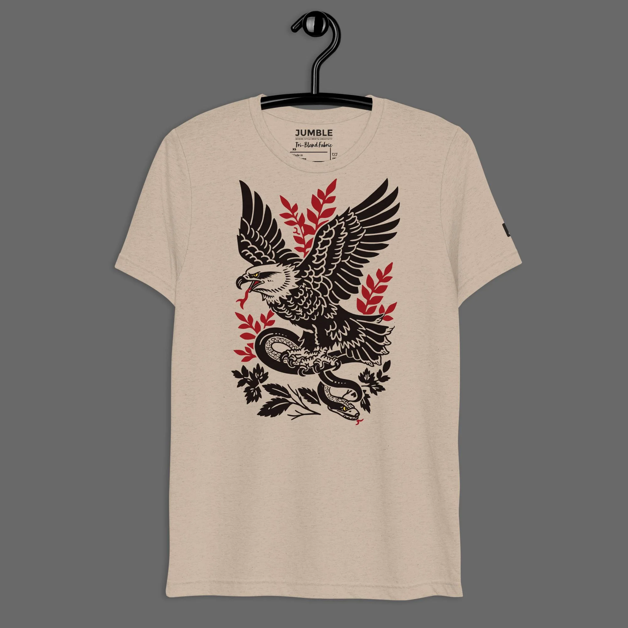 The Reckoning Lightweight Short Sleeve Vintage T-Shirt | Tri-Blend - Image 6