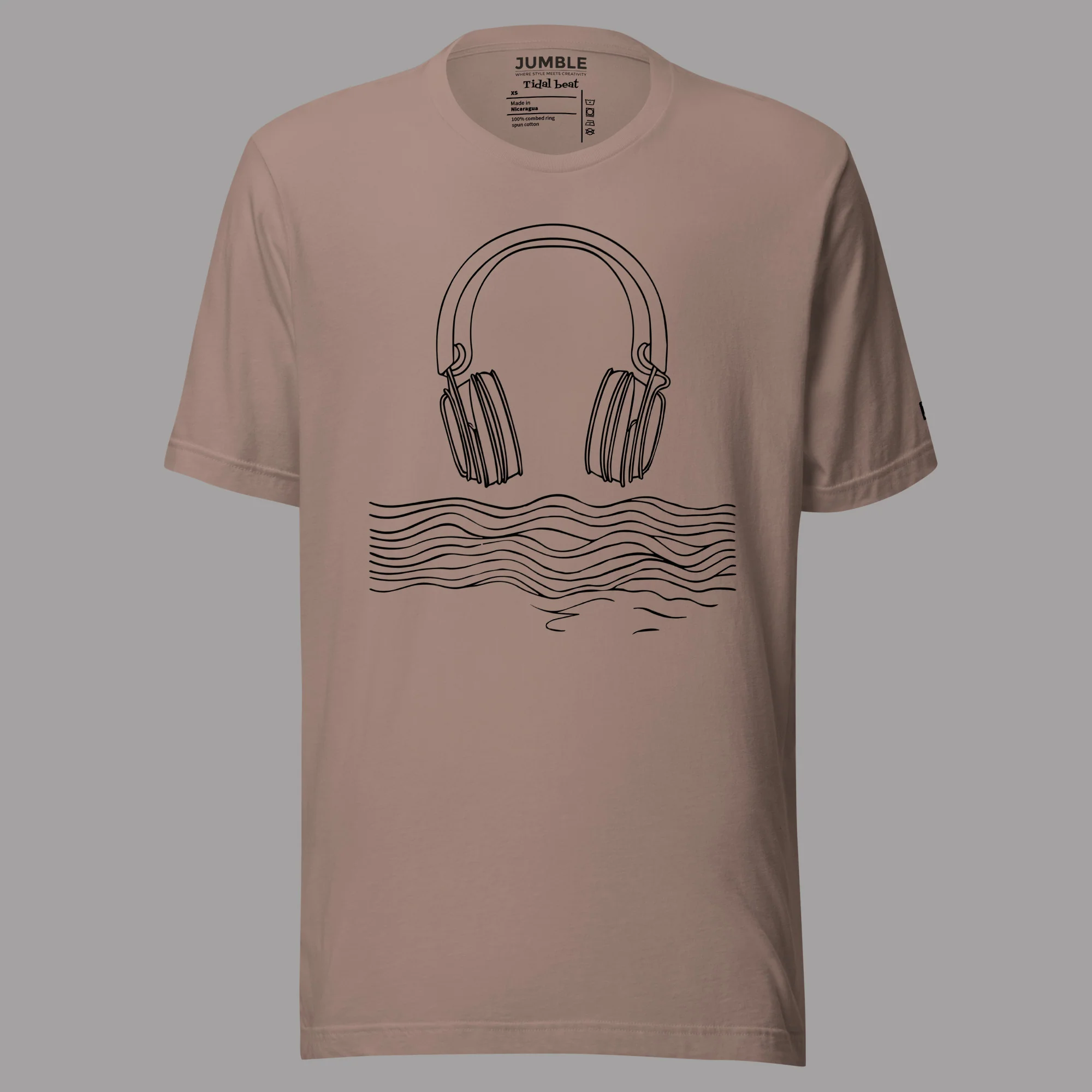 Tidal Beat Modern Regular Fit T-Shirt | Bella+Canvas - Image 21