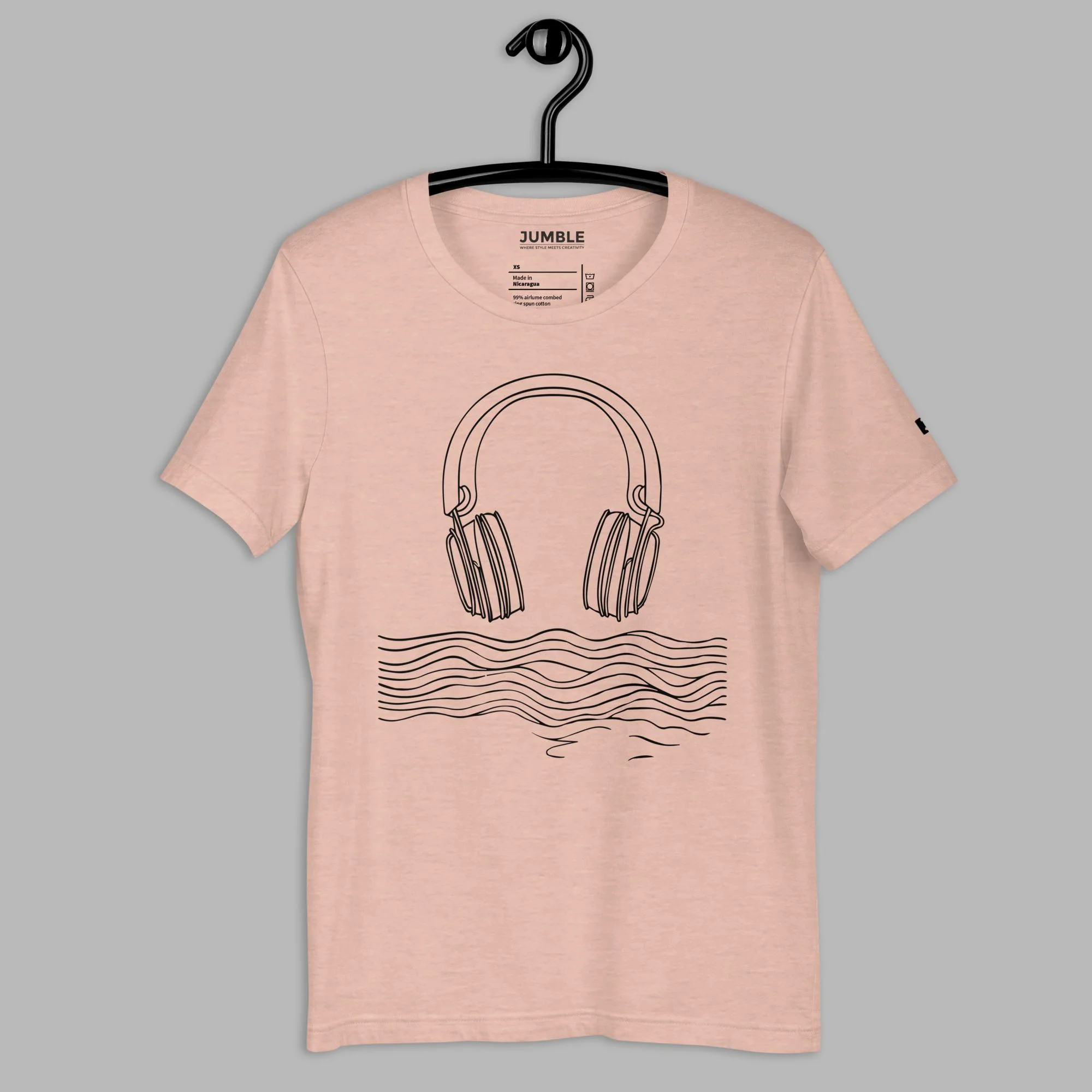 Tidal Beat Modern Regular Fit T-Shirt | Bella+Canvas - Image 23