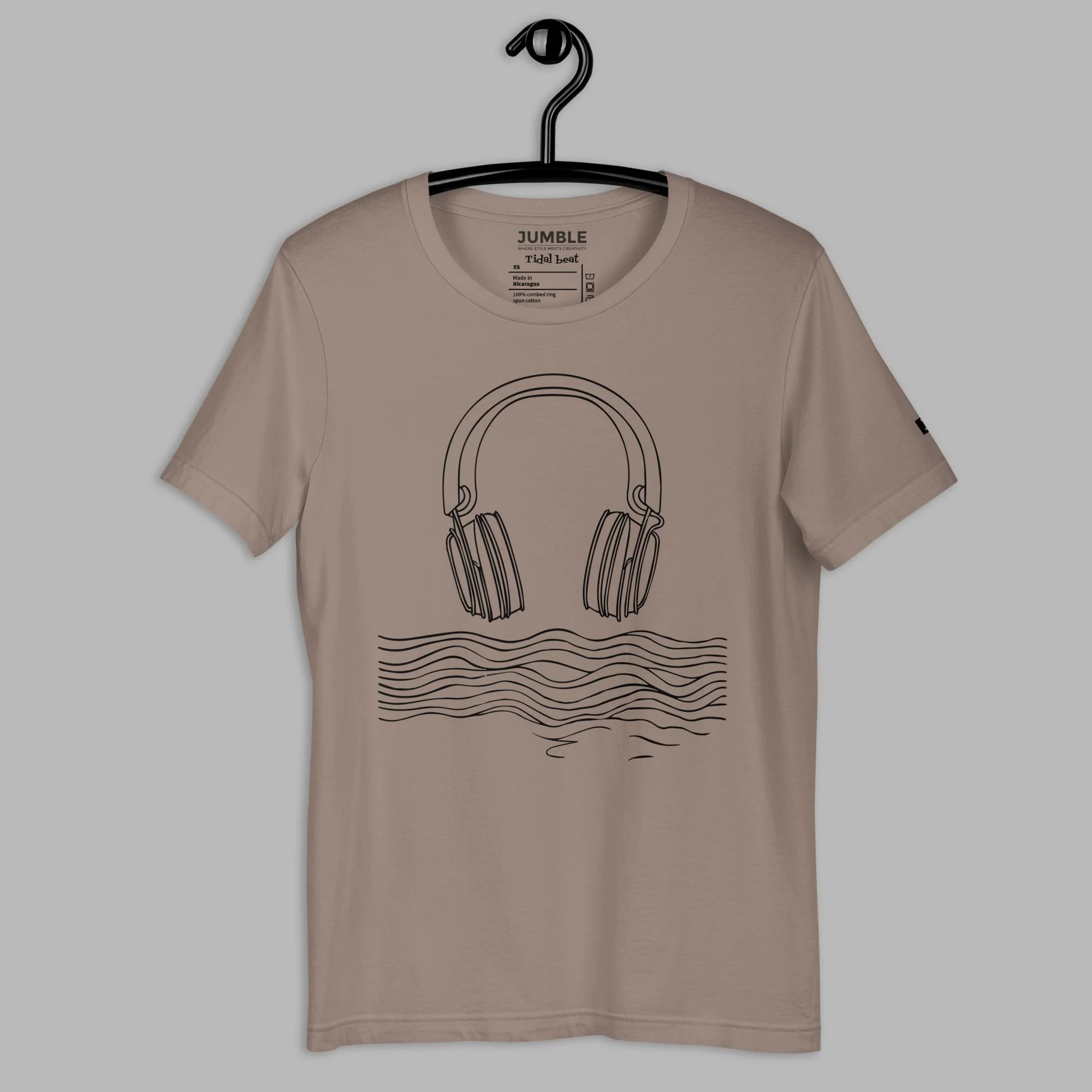 Tidal Beat Modern Regular Fit T-Shirt | Bella+Canvas - Image 24