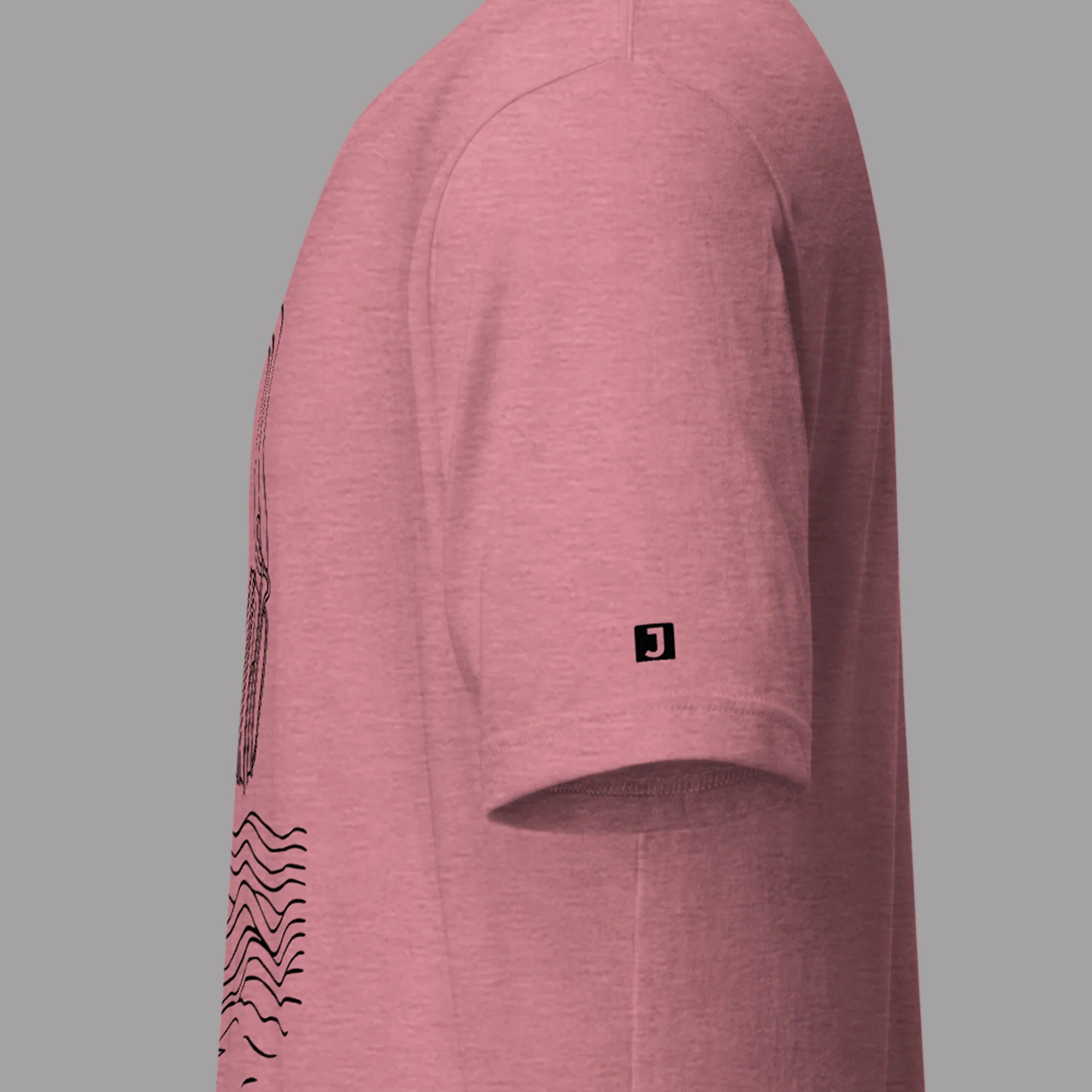 Tidal Beat Modern Regular Fit T-Shirt | Bella+Canvas - Image 4