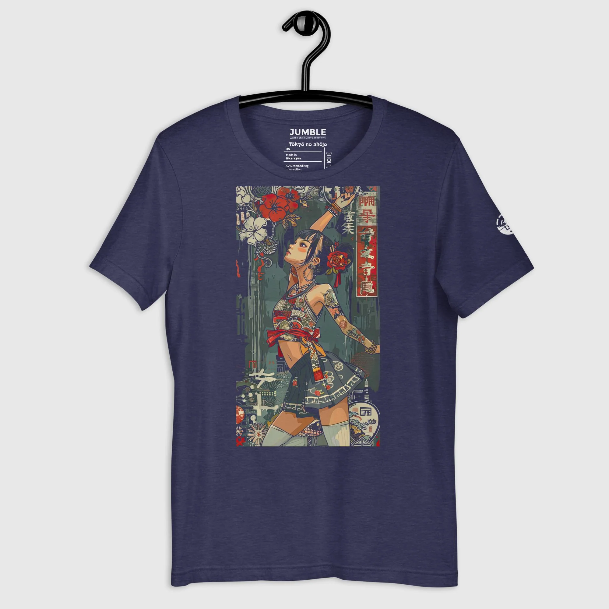 Tōkyō no shōjo Modern Regular Fit T-Shirt | Bella+Canvas - Image 2