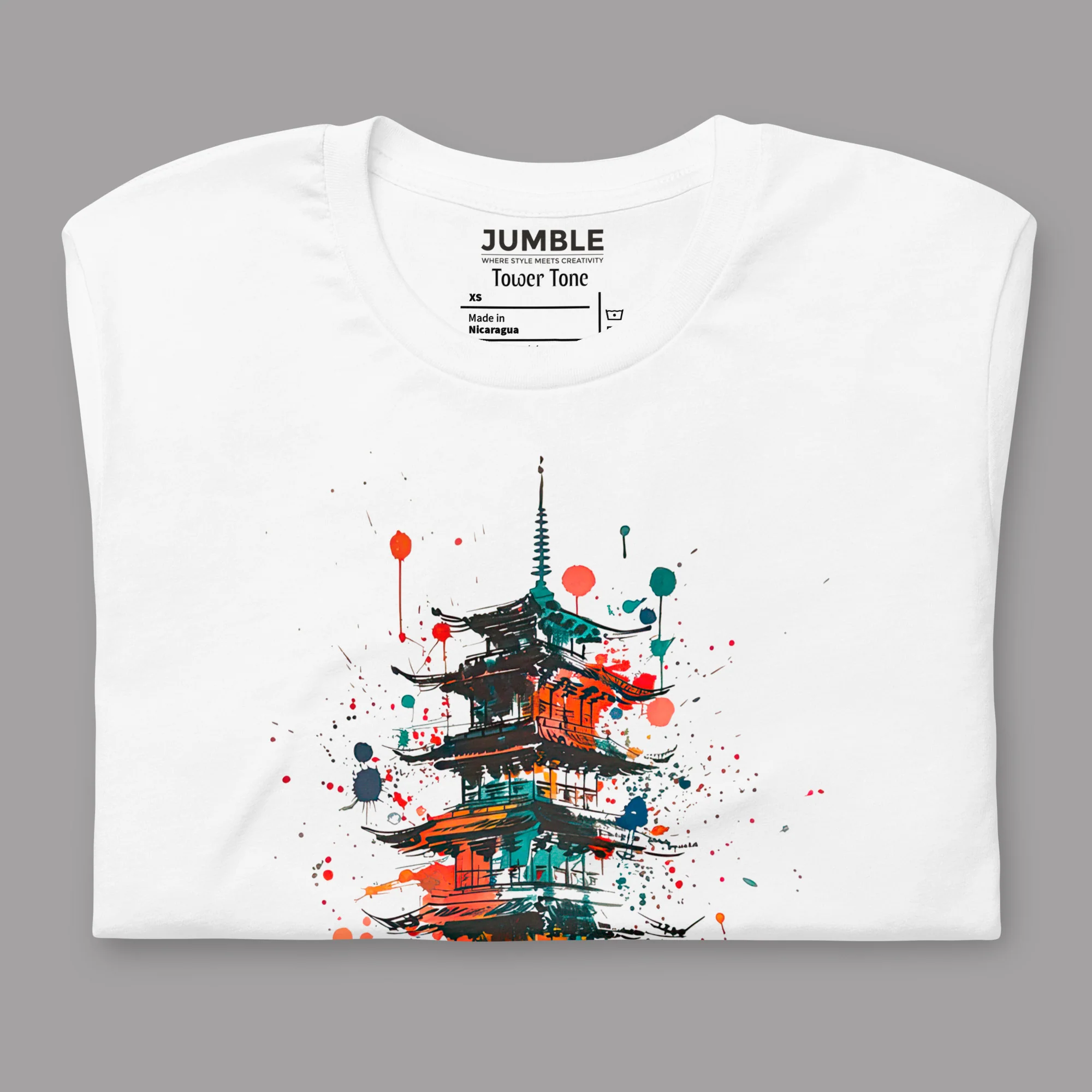 Tower Tone Modern Regular Fit T-Shirt | Bella+Canvas - Image 2