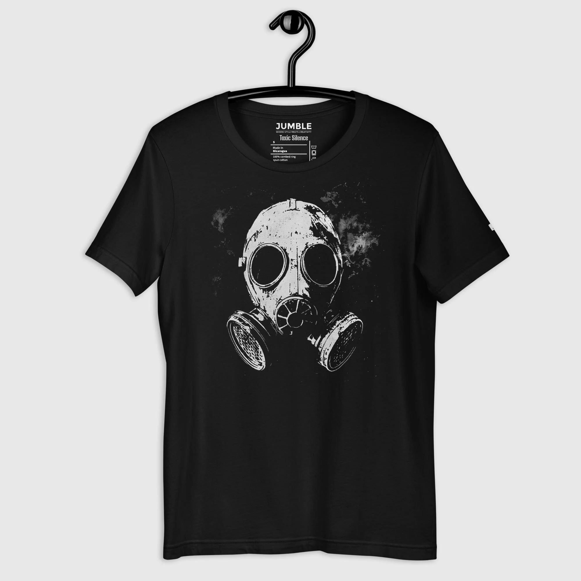 Toxic Silence Modern Regular Fit T-Shirt | Bella+Canvas - Image 4
