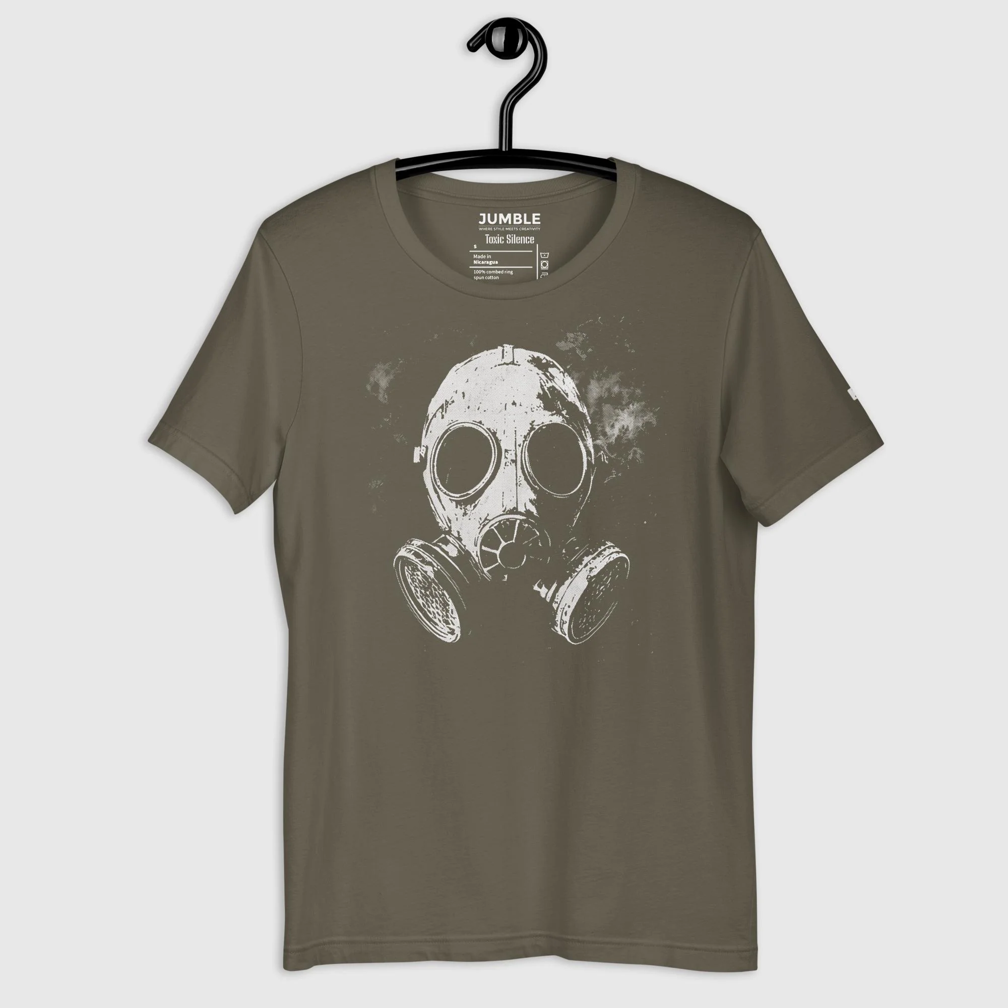 Toxic Silence Modern Regular Fit T-Shirt | Bella+Canvas - Image 5