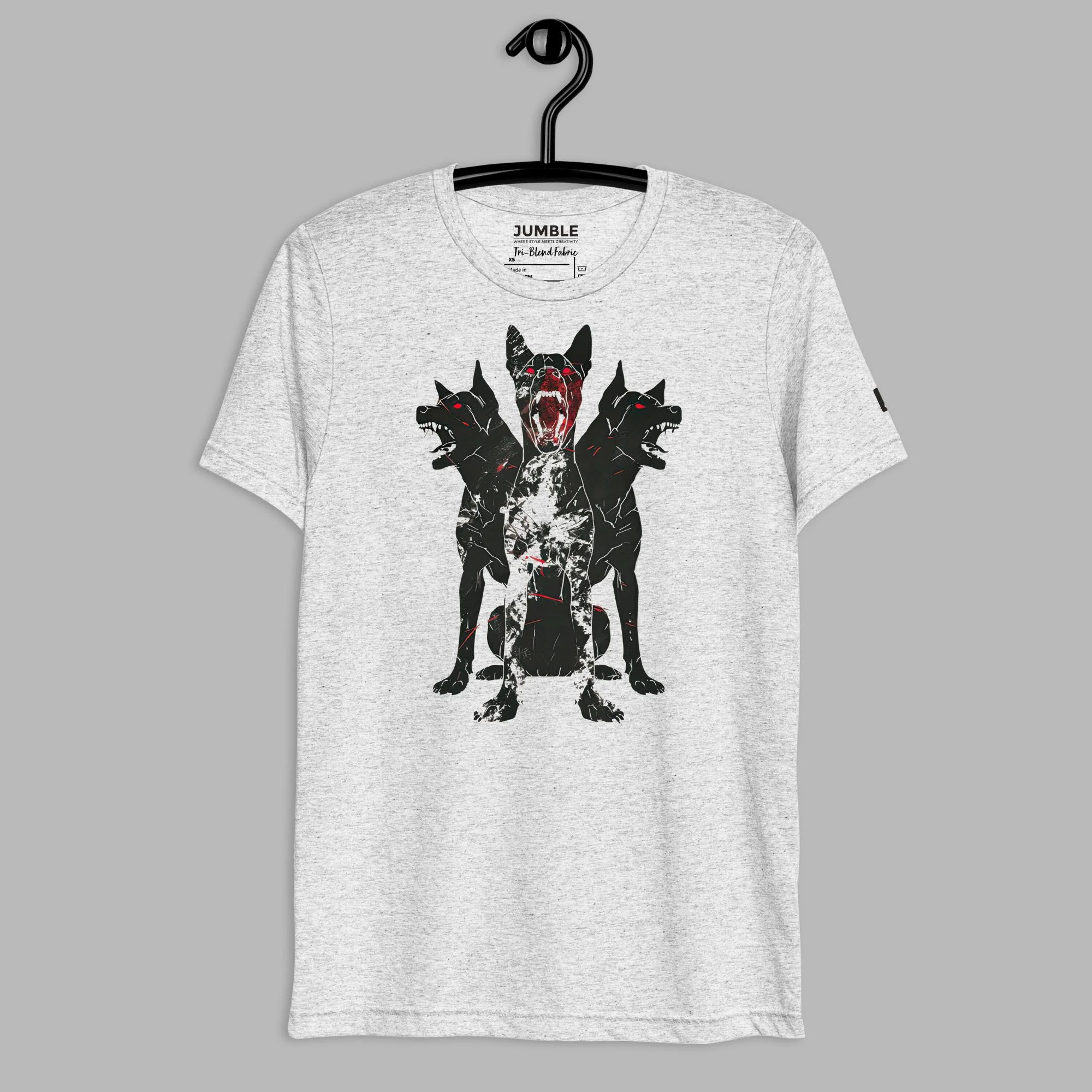 Trinity Snarl Lightweight Short Sleeve Vintage T-Shirt | Tri-Blend