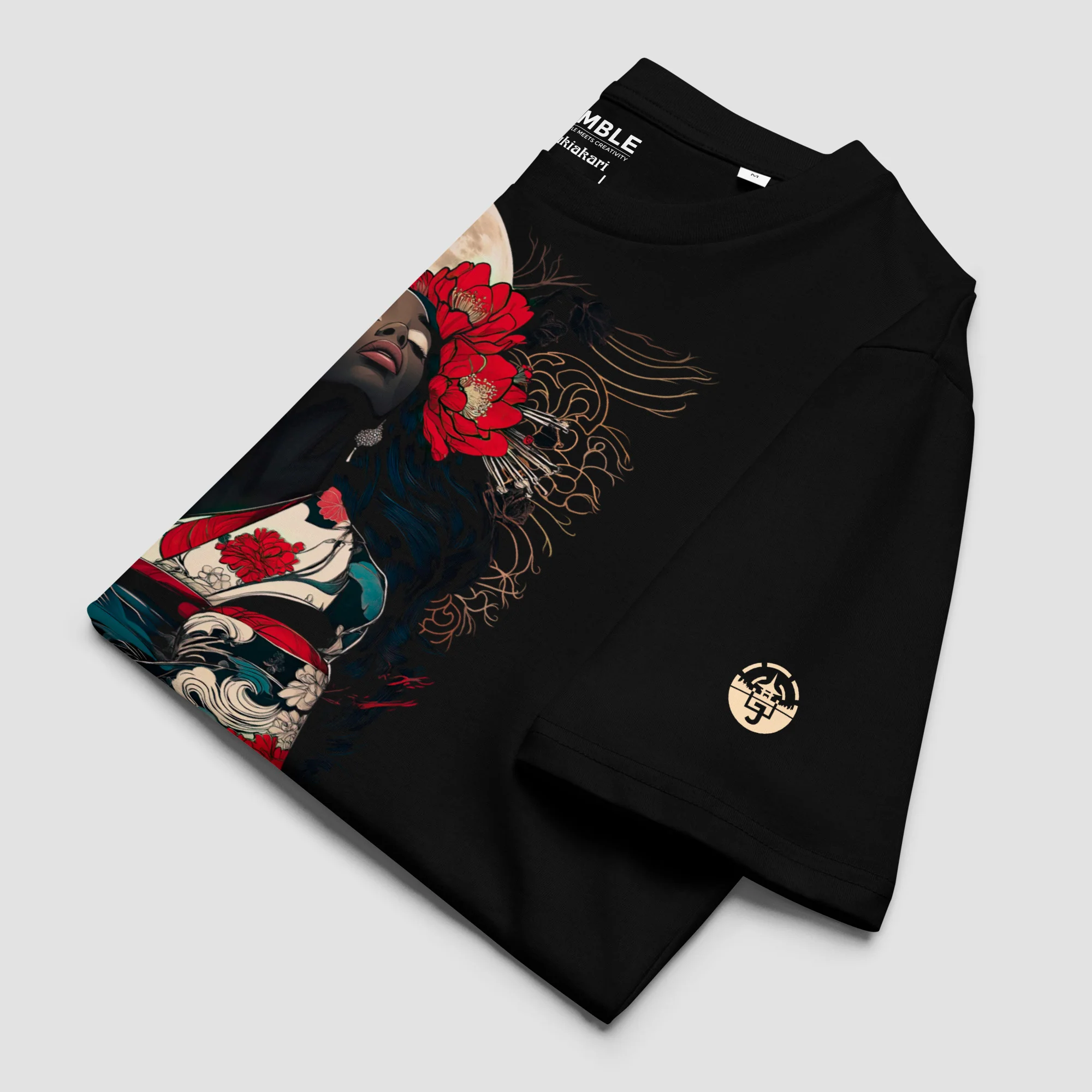 Tsukiakari Premium Organic Cotton Medium Fit T-Shirt | Stanley/Stella - Image 2