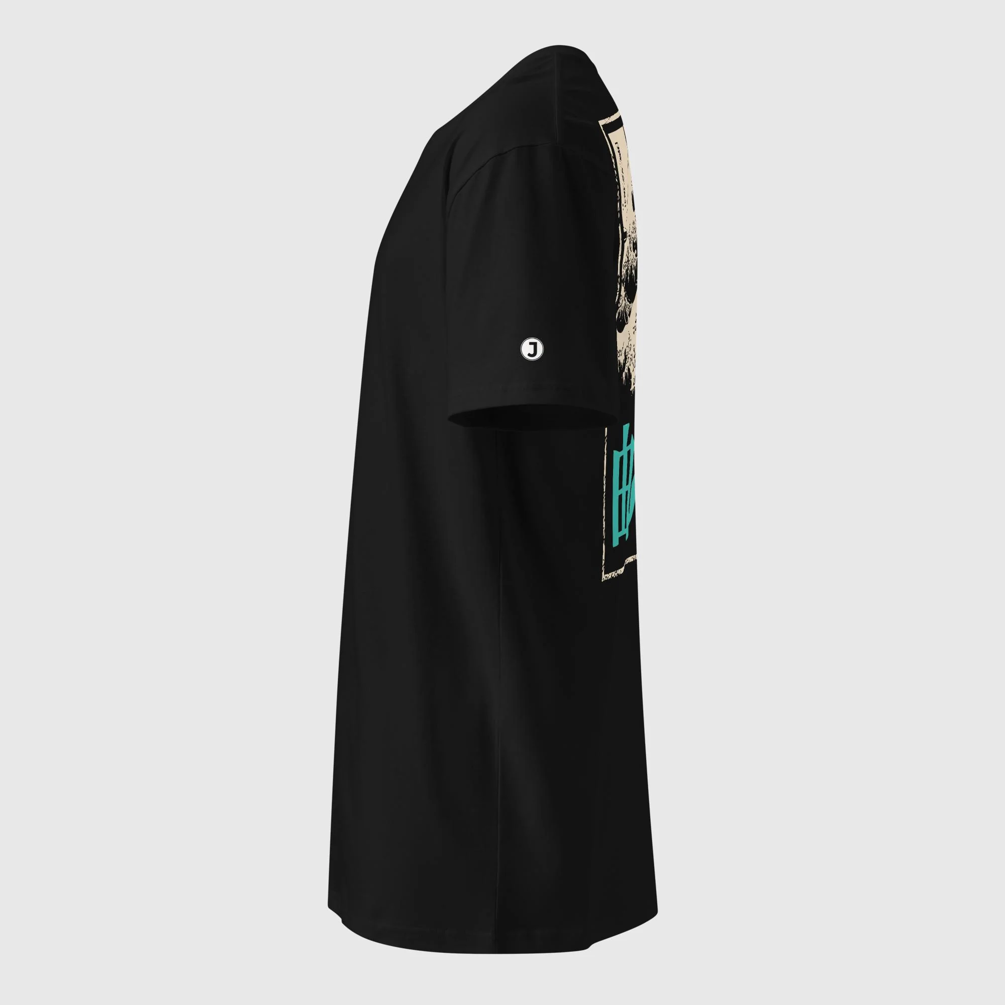 Umi no Mado Premium Regular Fit T-Shirt (back print) | AS Colour - Image 2