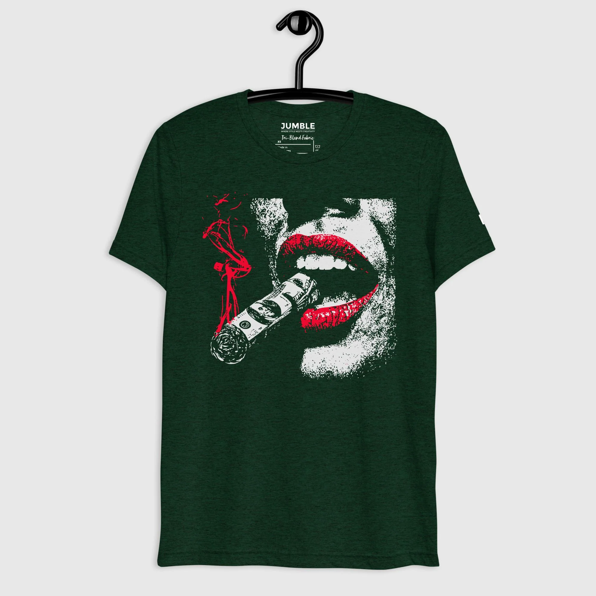 Vice Roll Lightweight Short Sleeve Vintage T-Shirt | Tri-Blend - Image 4