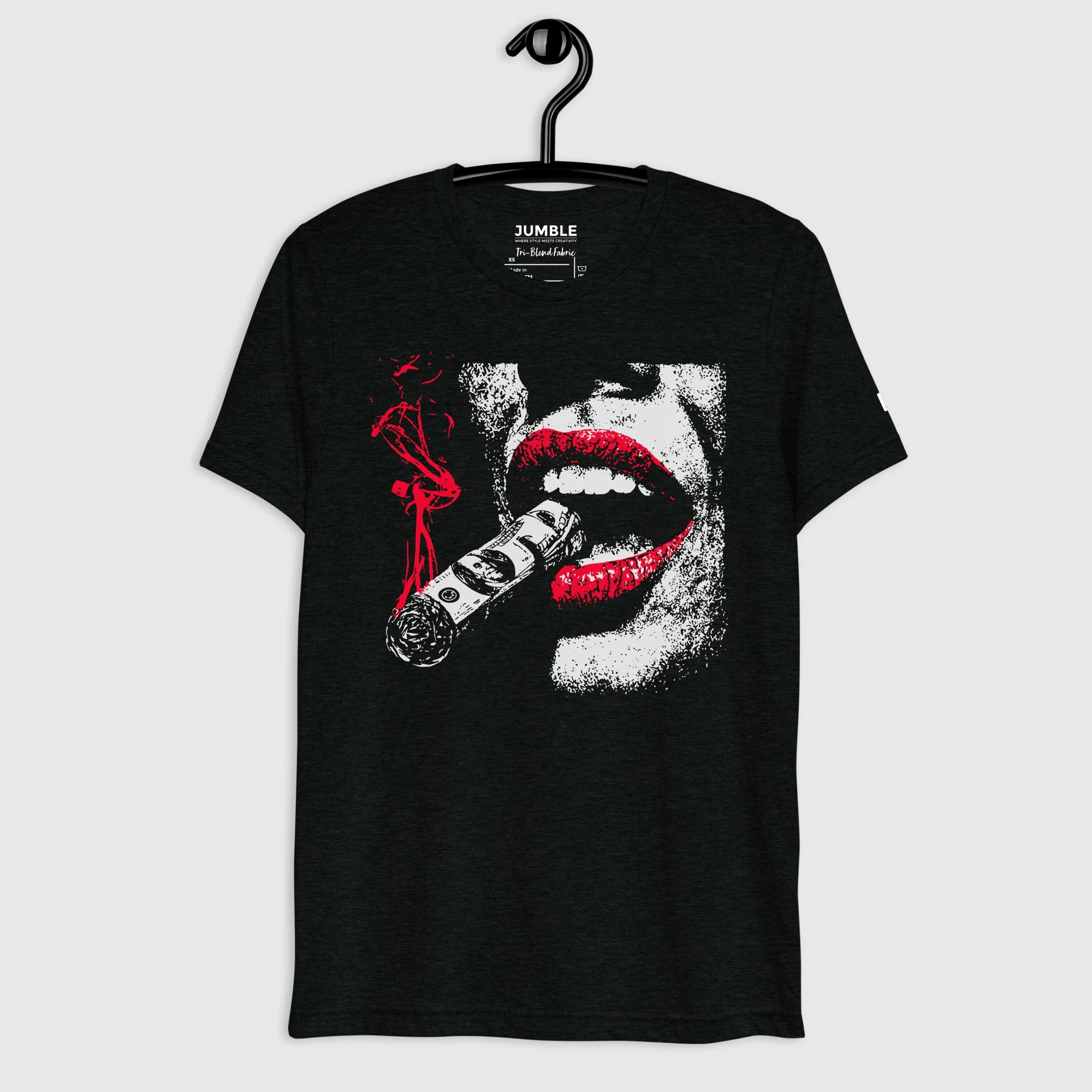 Vice Roll Lightweight Short Sleeve Vintage T-Shirt | Tri-Blend - Image 5