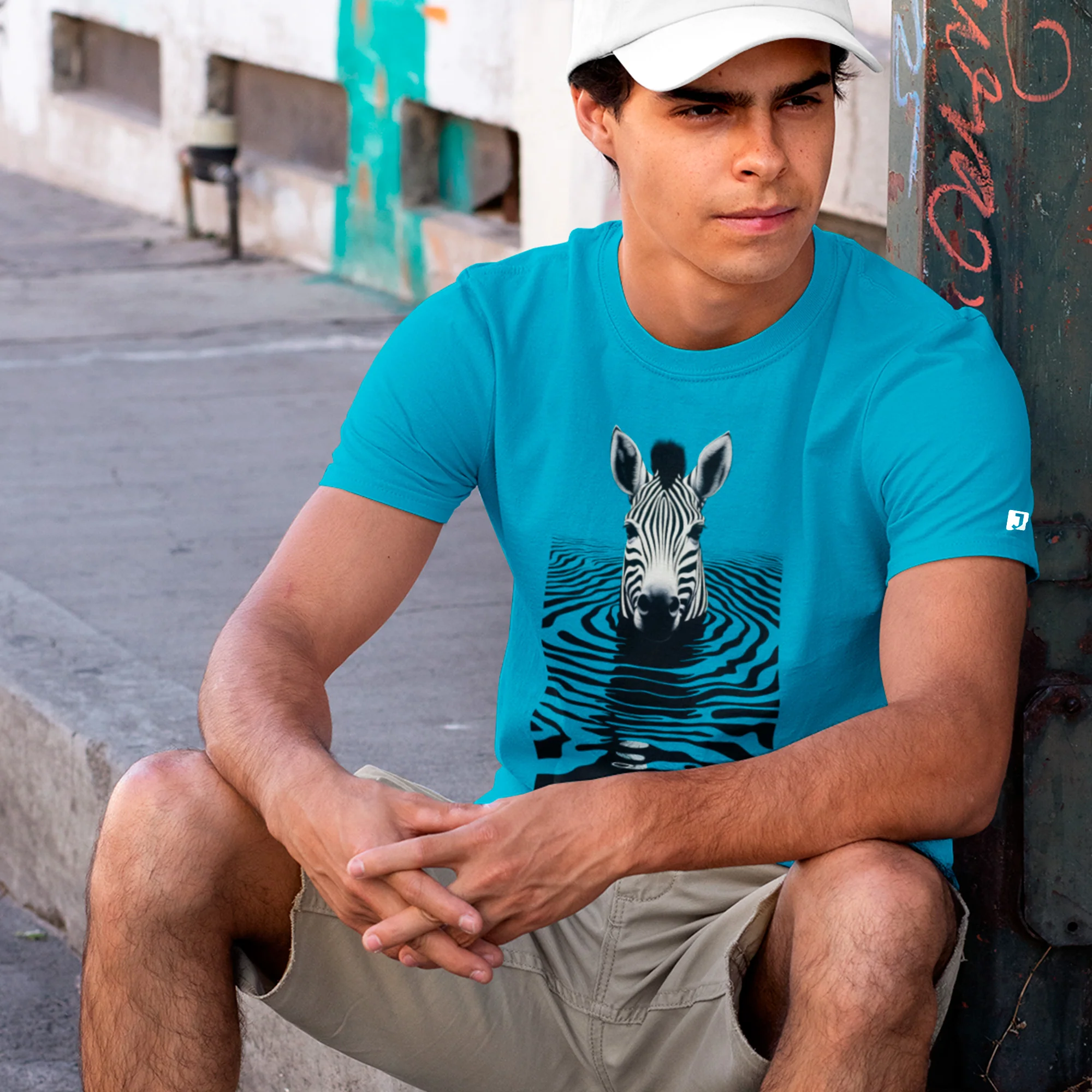 Water Dance Modern Regular Fit T-Shirt | Bella+Canvas - Image 6