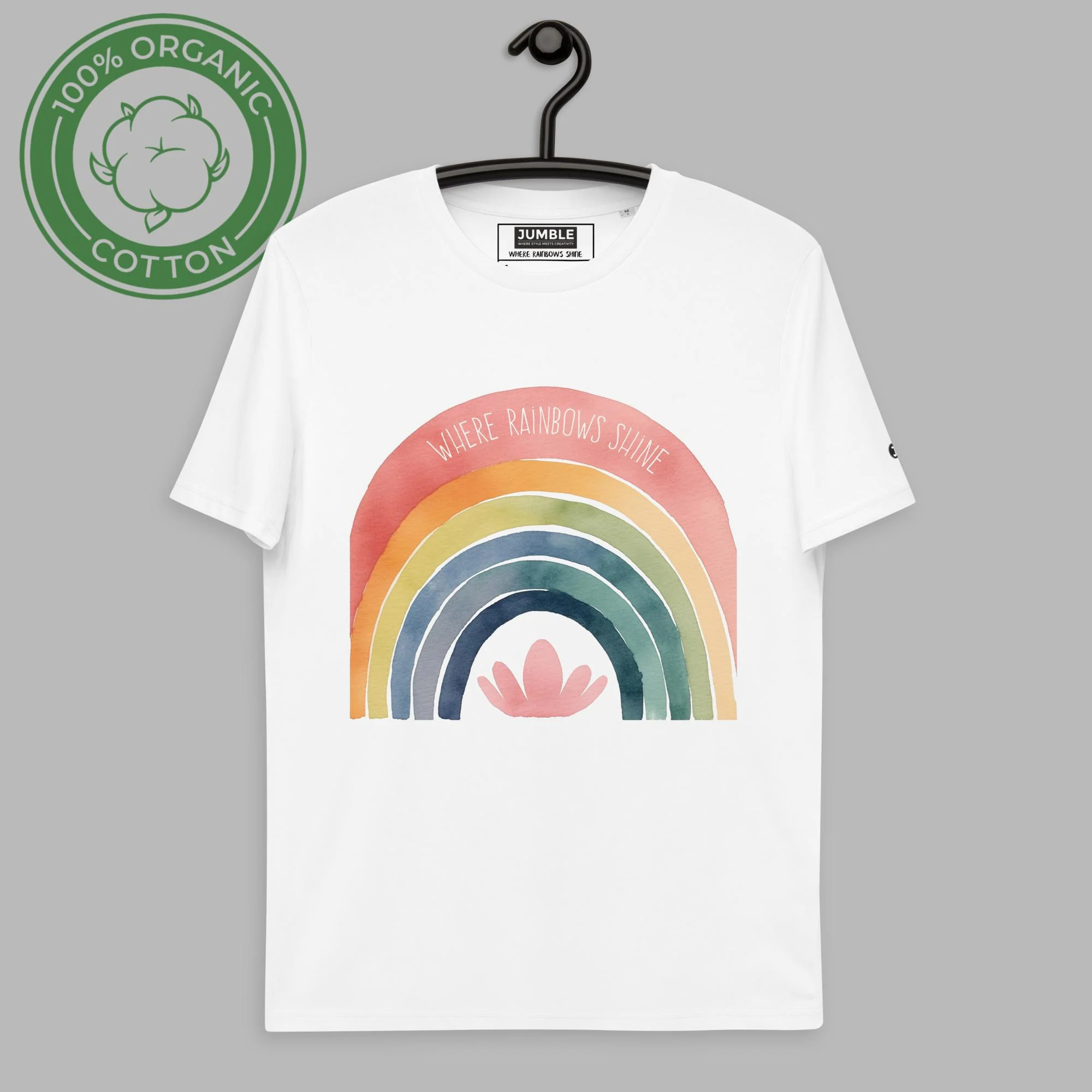 Where Rainbows Shine organic cotton T-Shirt | Stanley/Stella