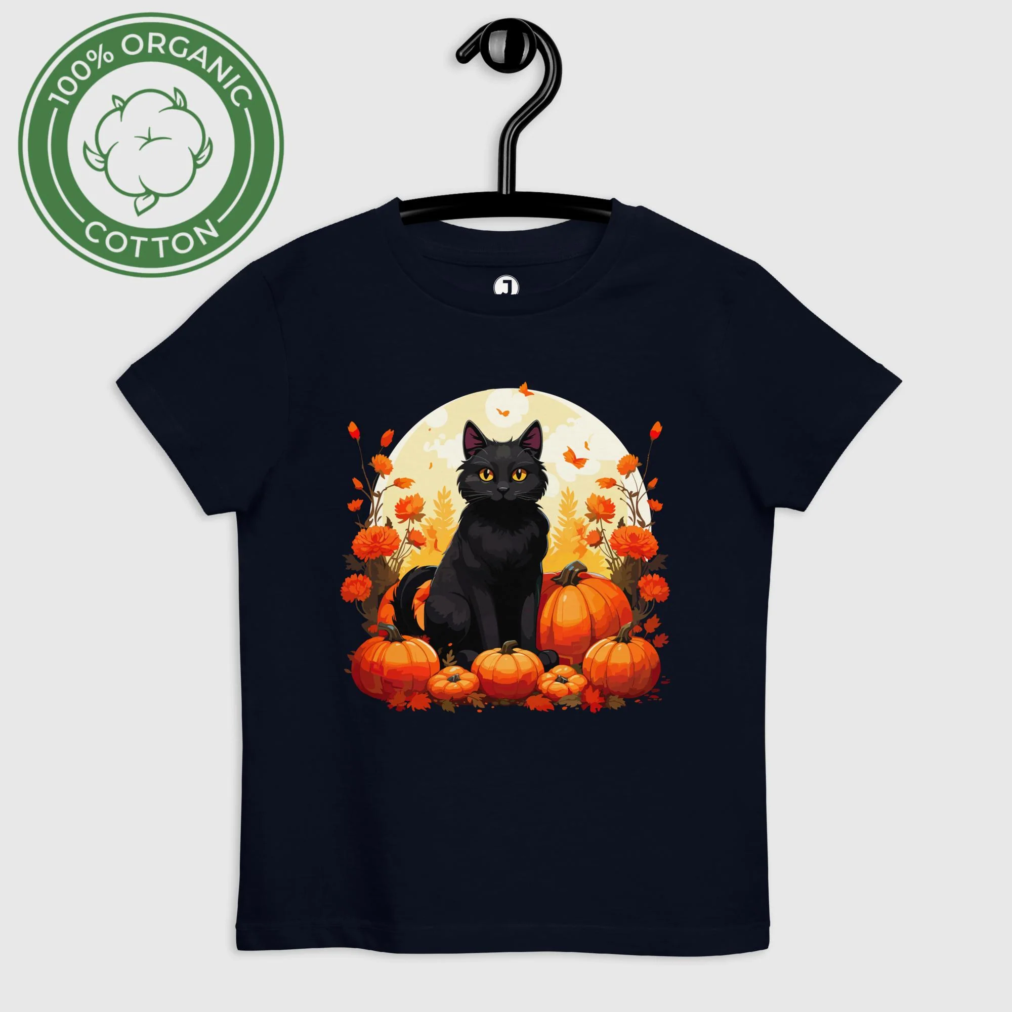 Whiskers And Gourds Organic Cotton Kids T-Shirt - Image 3