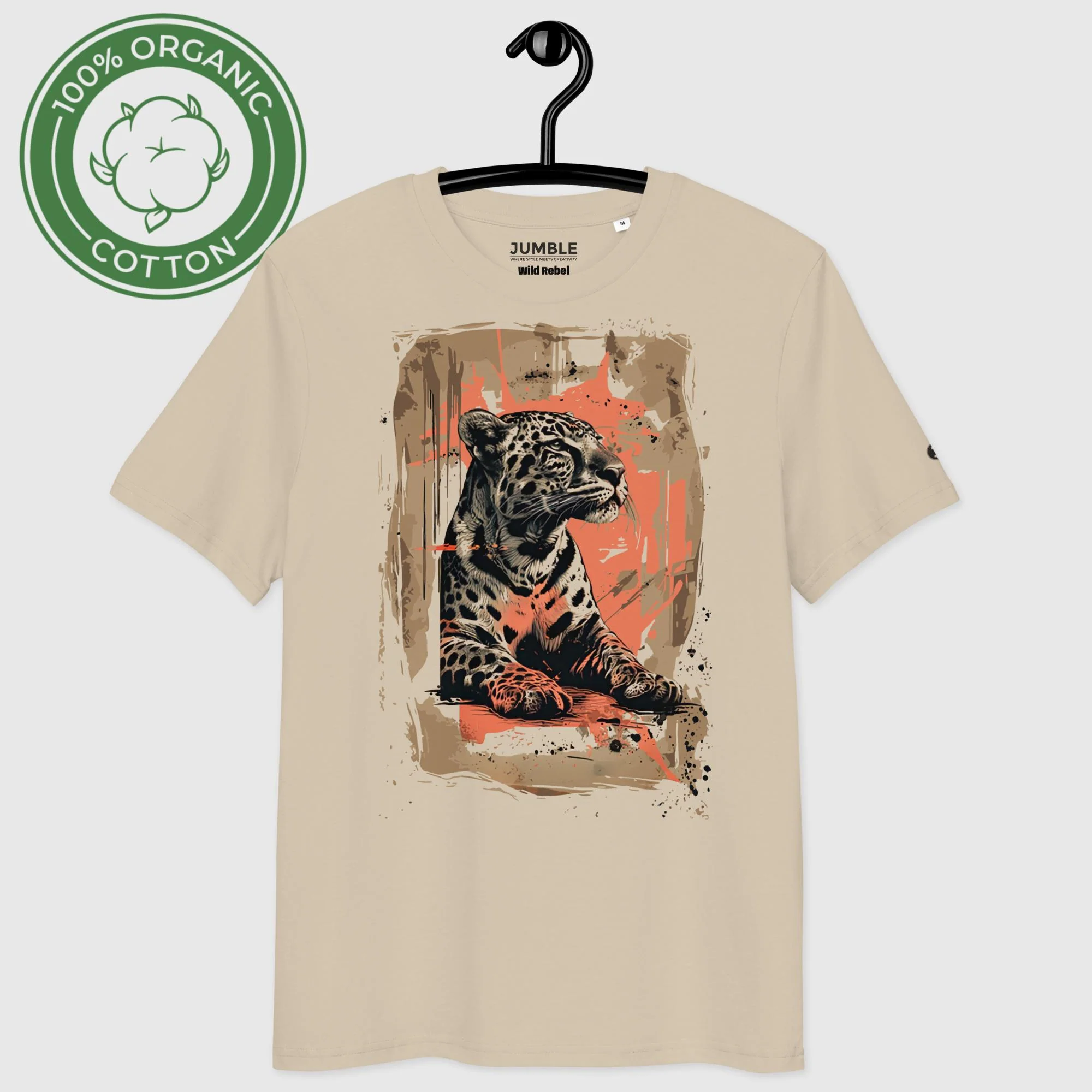 Wild Rebel Premium Organic Cotton Medium Fit T-Shirt | Stanley/Stella