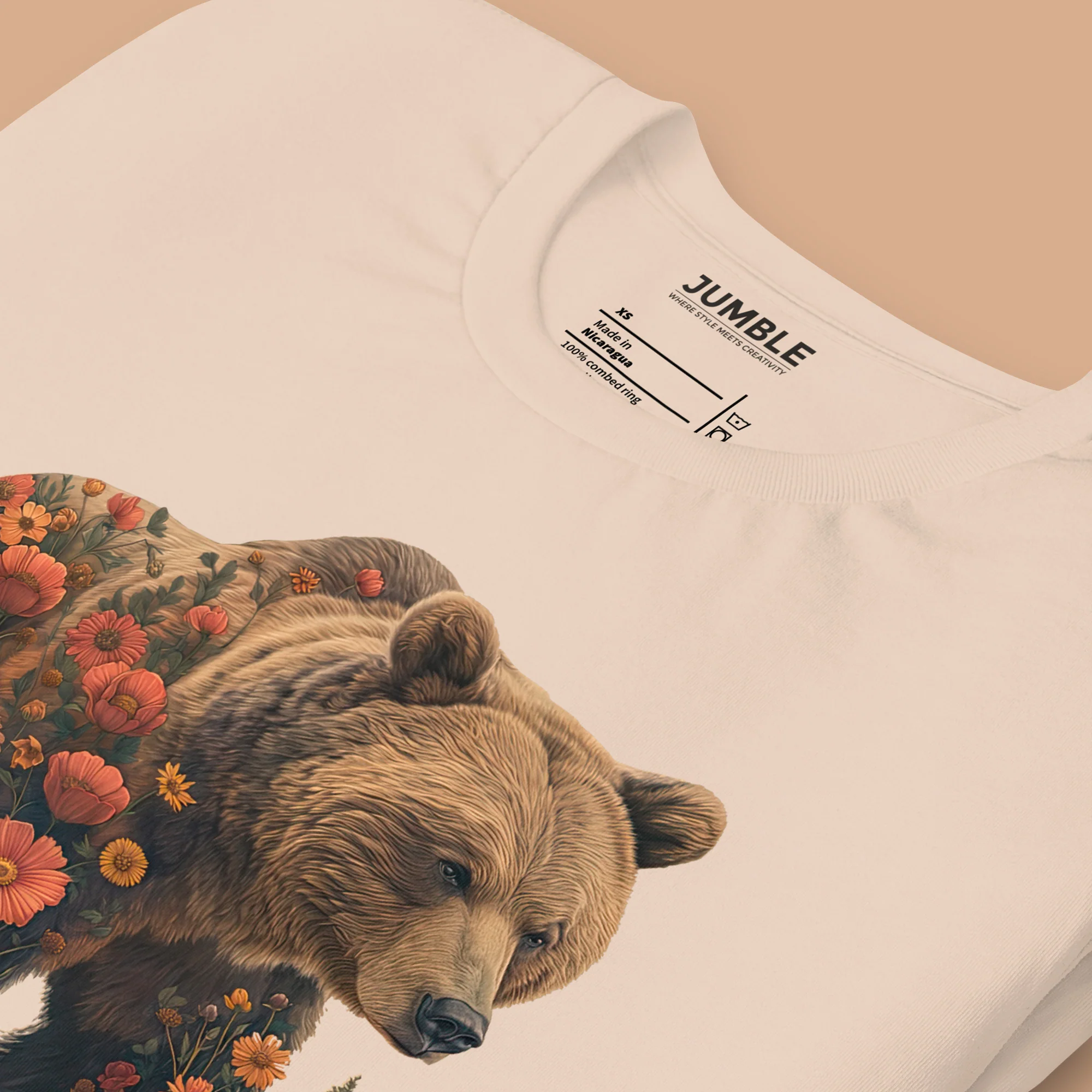 Wildflowered Bruin Modern Regular Fit T-Shirt | Bella+Canvas - Image 10